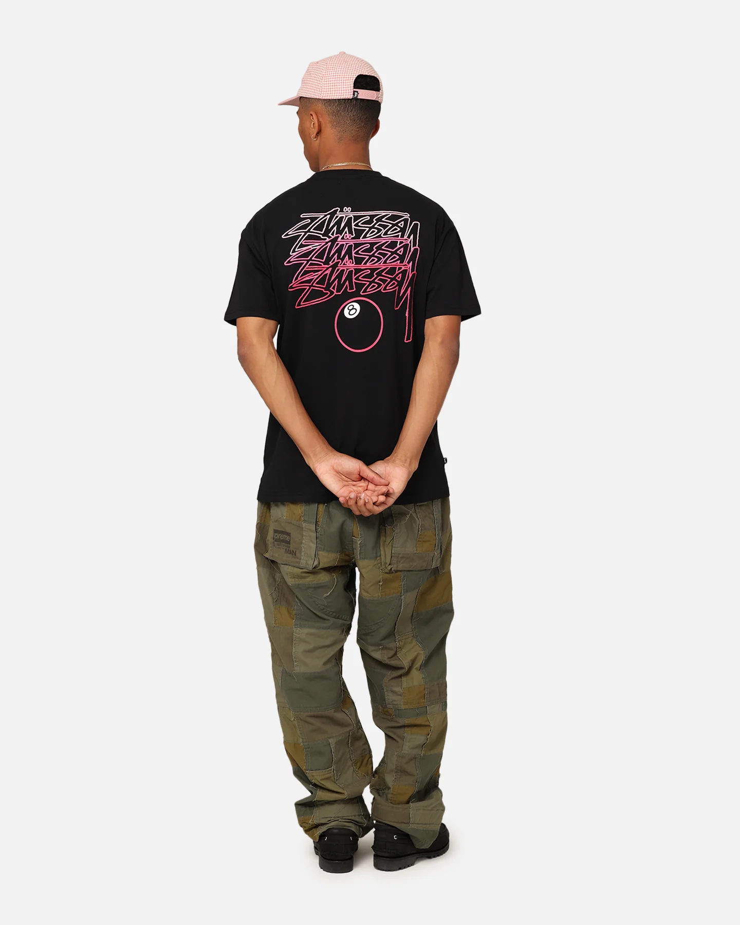 Stussy 8 Ball T-Shirt Black - Image 3