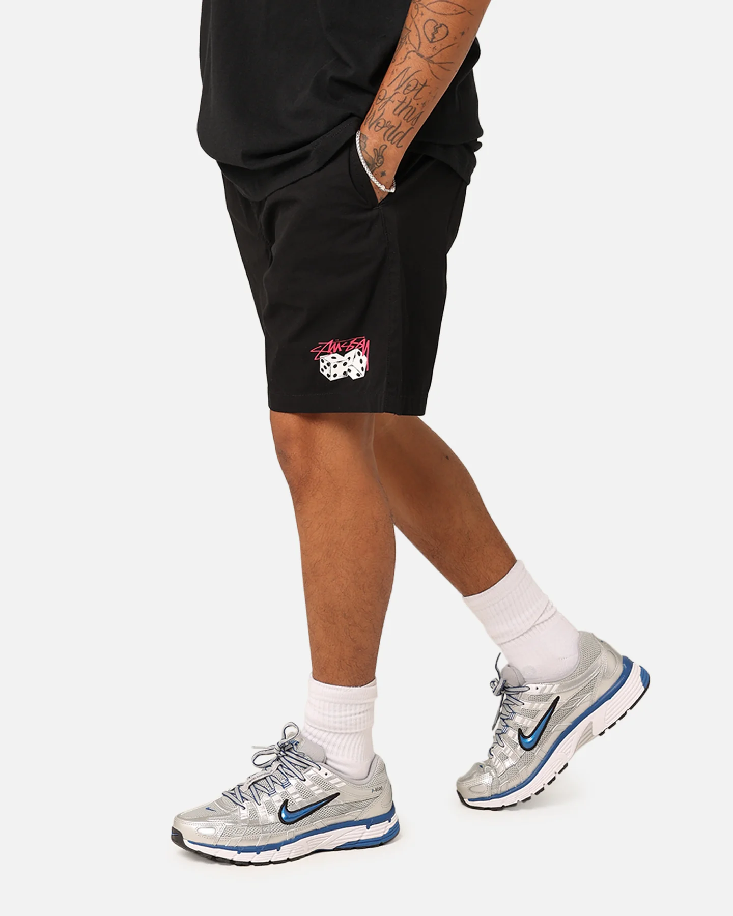 Stussy Designs Dice Beach Shorts Black - Image 6