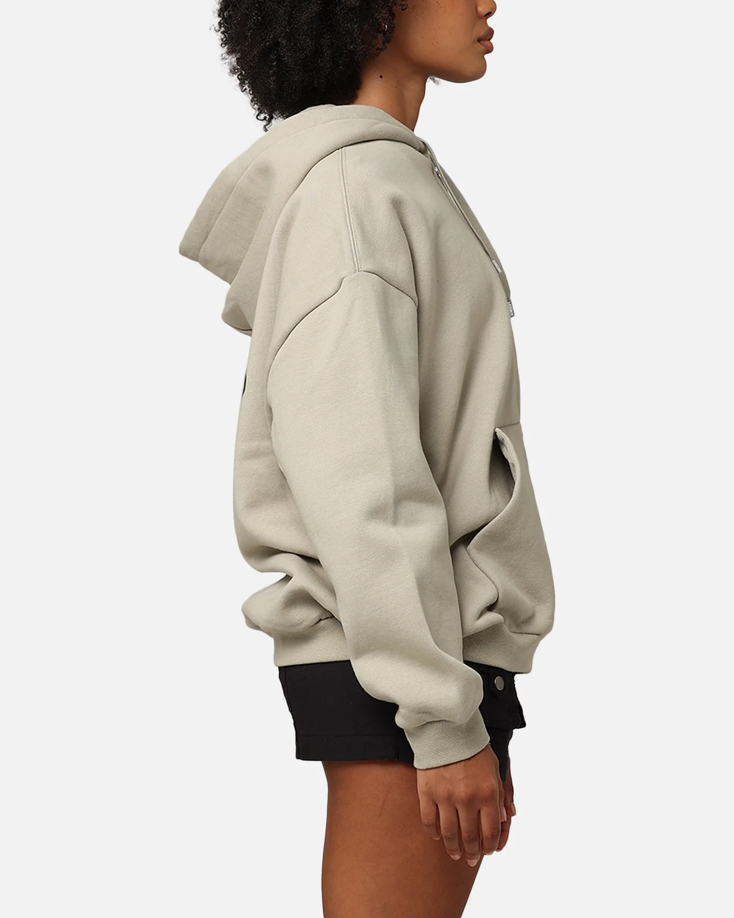 Stussy Graffiti LCB Full Zip Hoodie Pigment Olive - Image 5