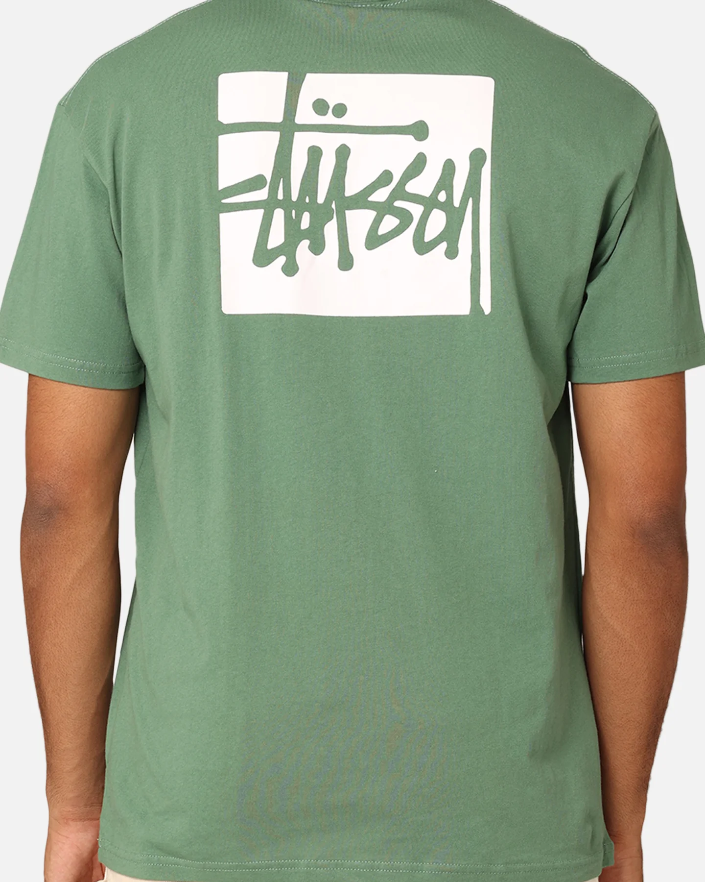 Stussy Square LCB T-Shirt Green - Image 5