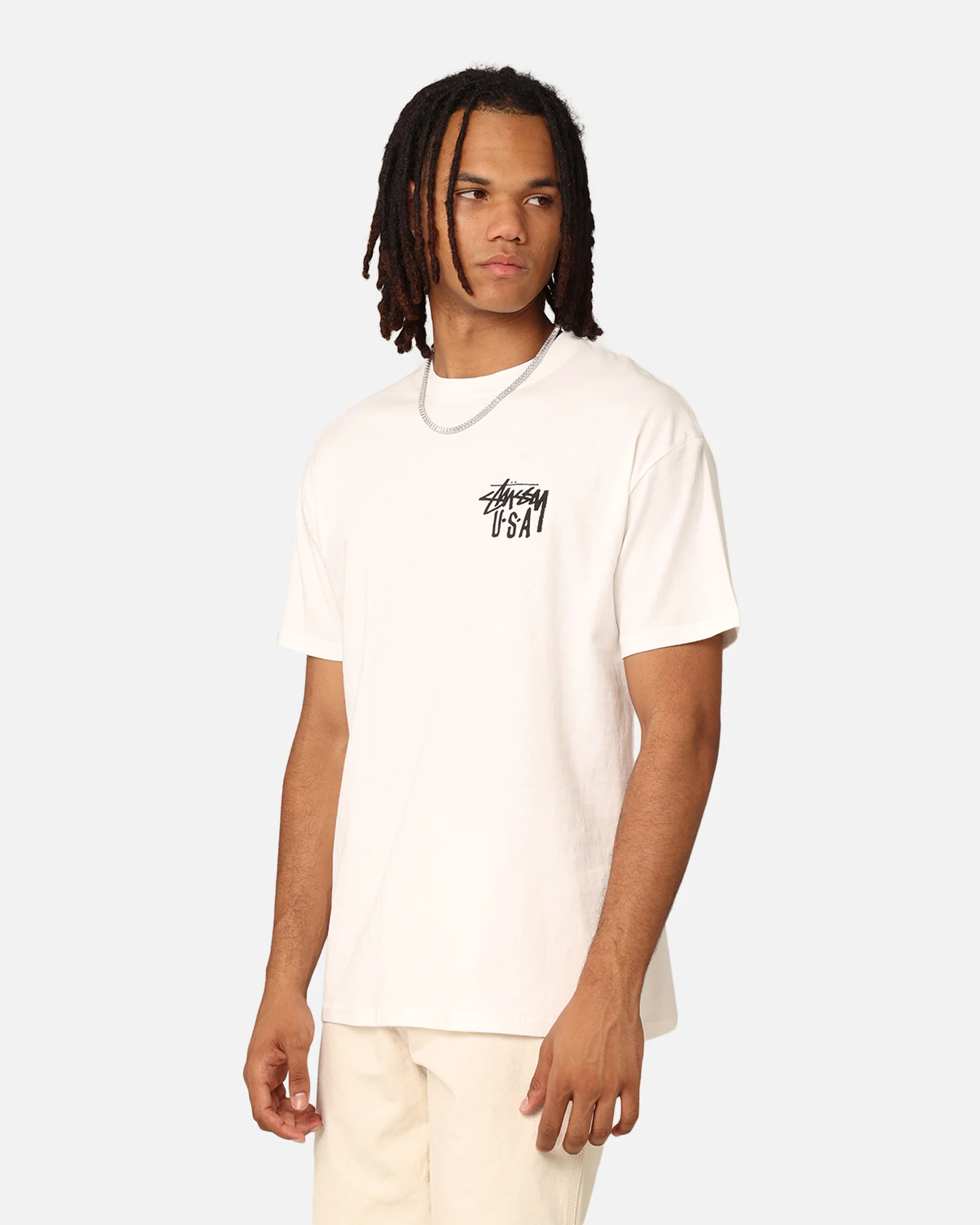 Stussy USA LCB T-Shirt White - Image 2