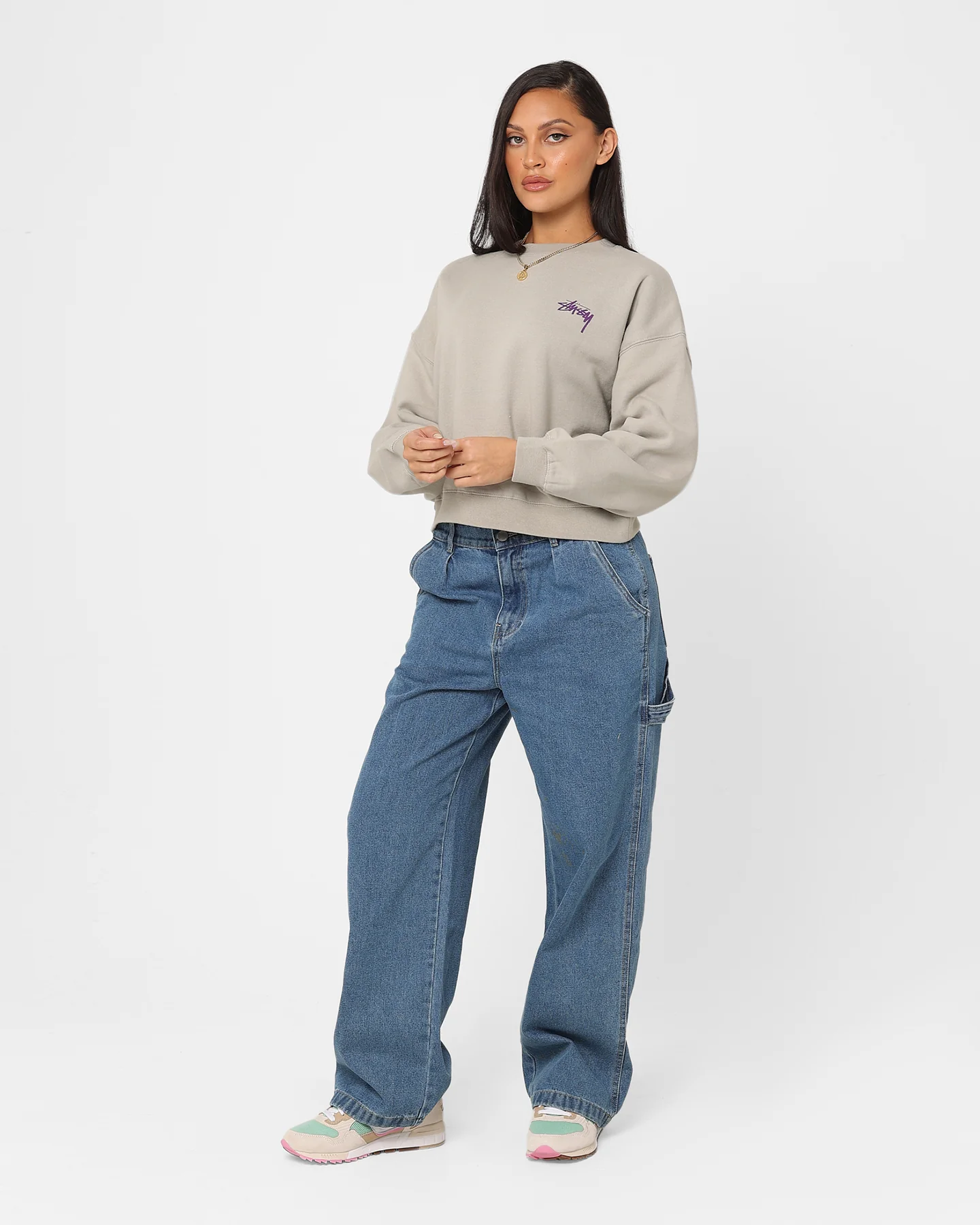 Stussy Women's Nevada Denim Pants Indigo Denim - Image 2