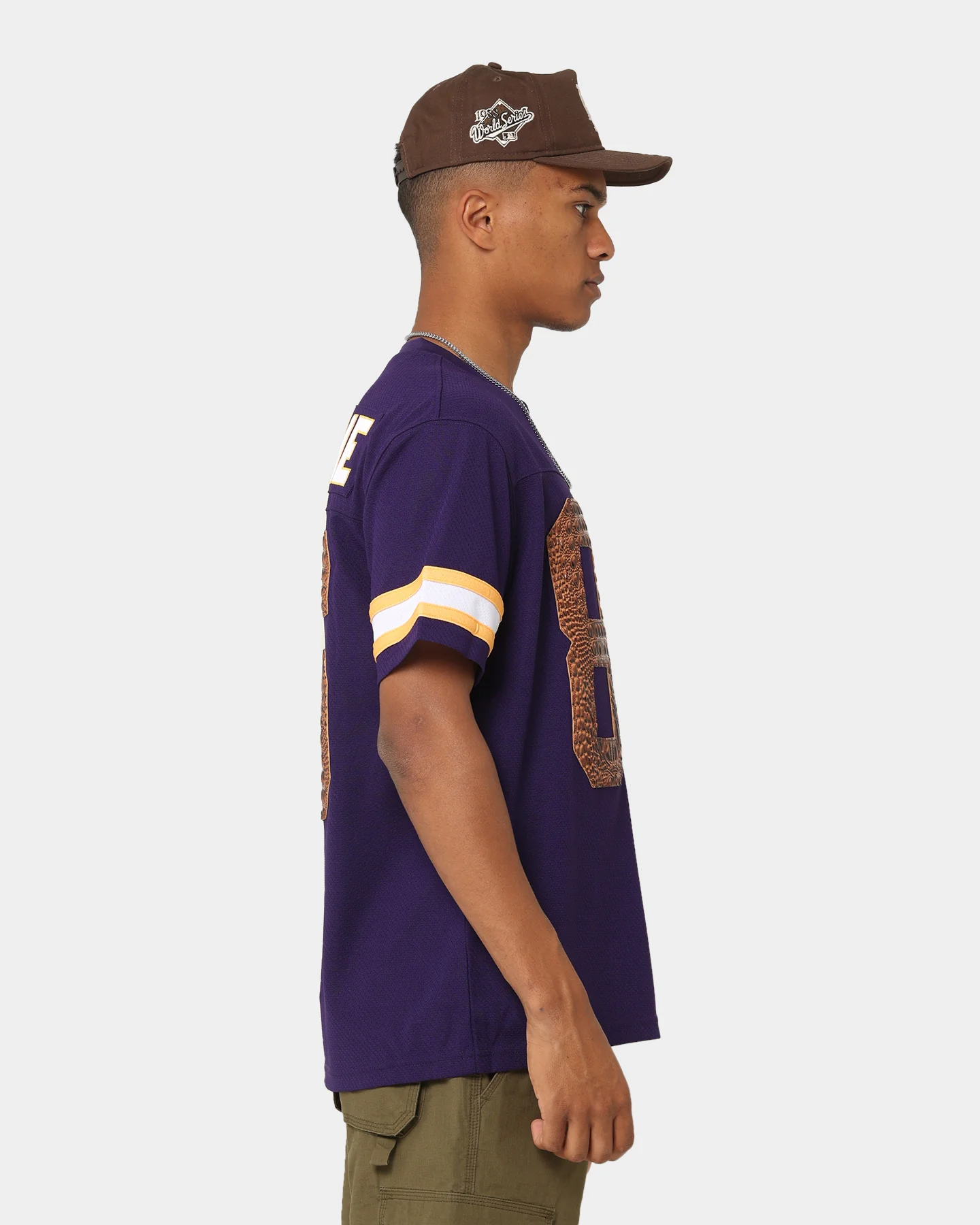 Supreme Faux Croc Football Jersey Purple - Image 7