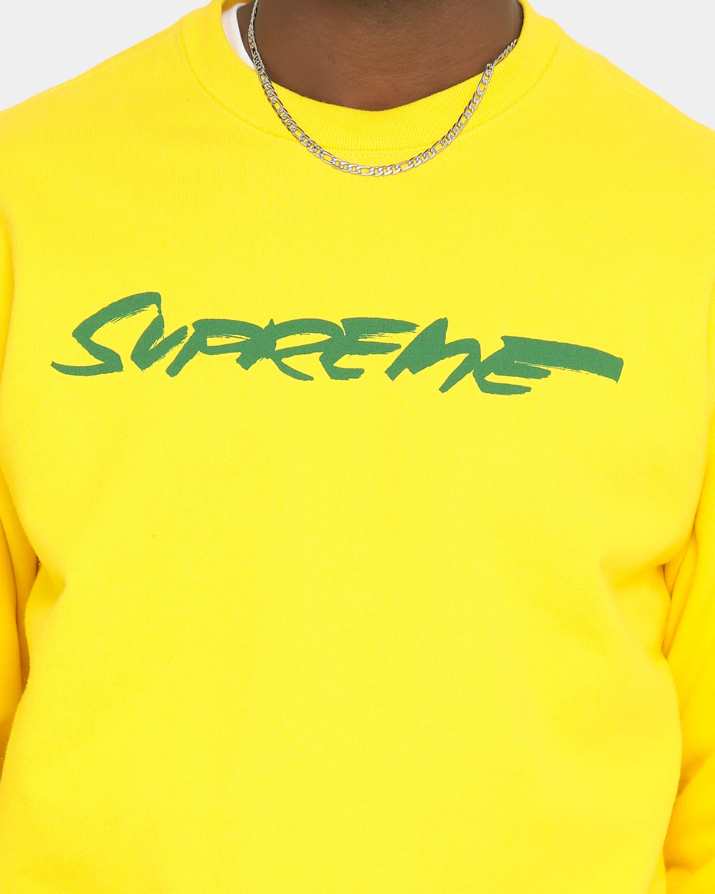 Supreme Futura Logo Crew Yellow - Image 4