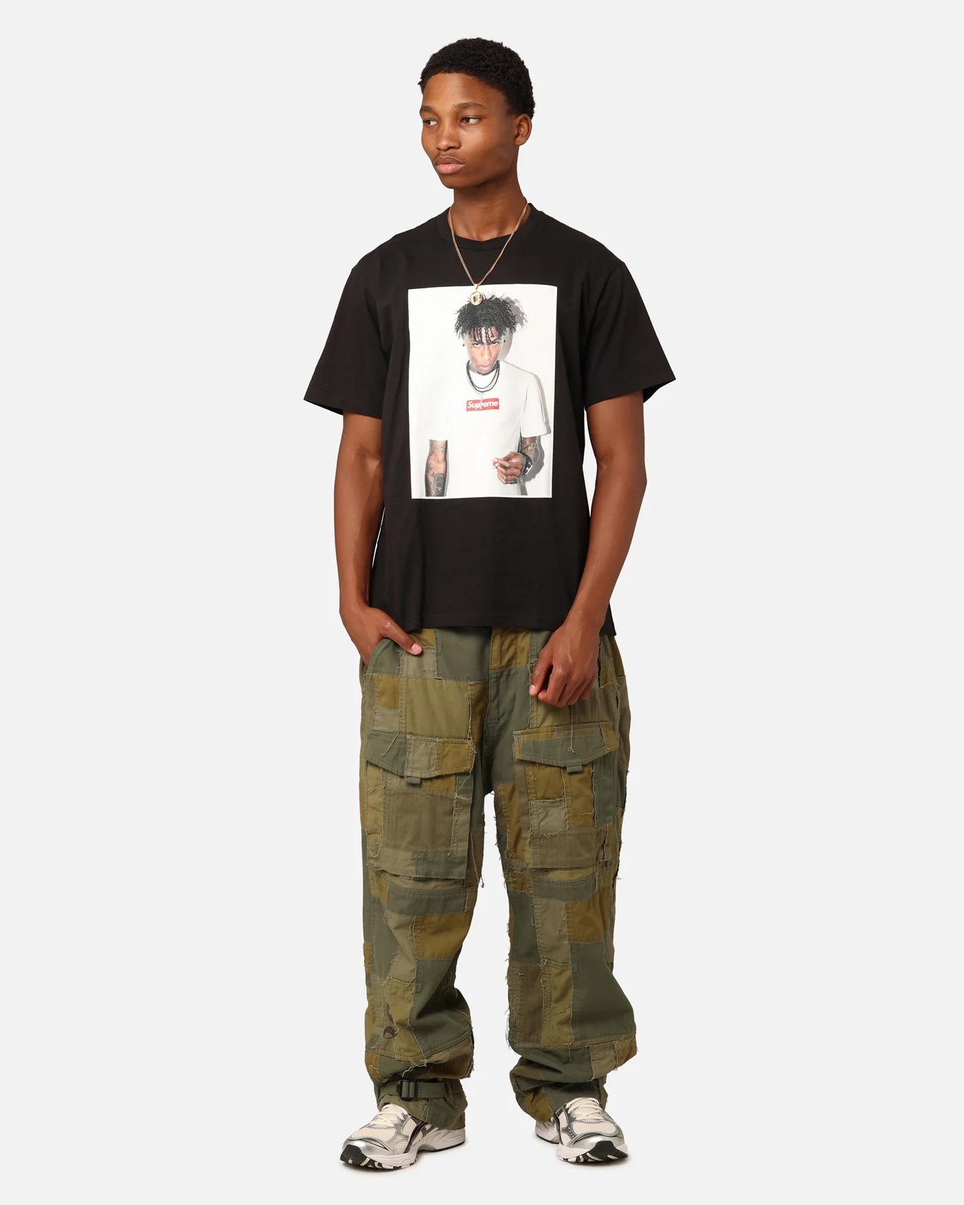 Supreme NBA Youngboy T-Shirt Black - Image 2