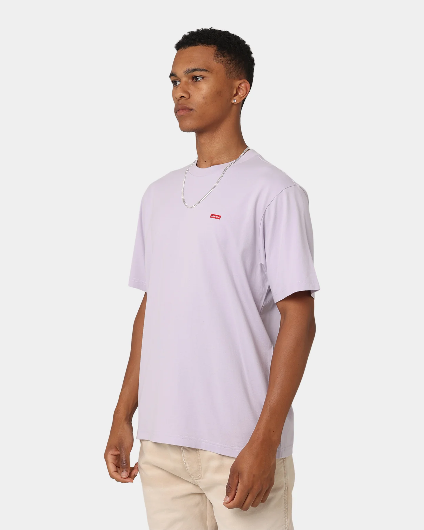 Supreme Small Box T-Shirt Lavendar - Image 6