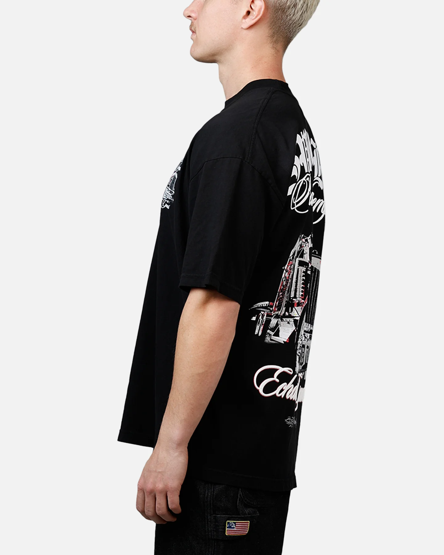 Sworn To Us Con Prisa 'Outlaw Spirit' T-Shirt Black - Image 5