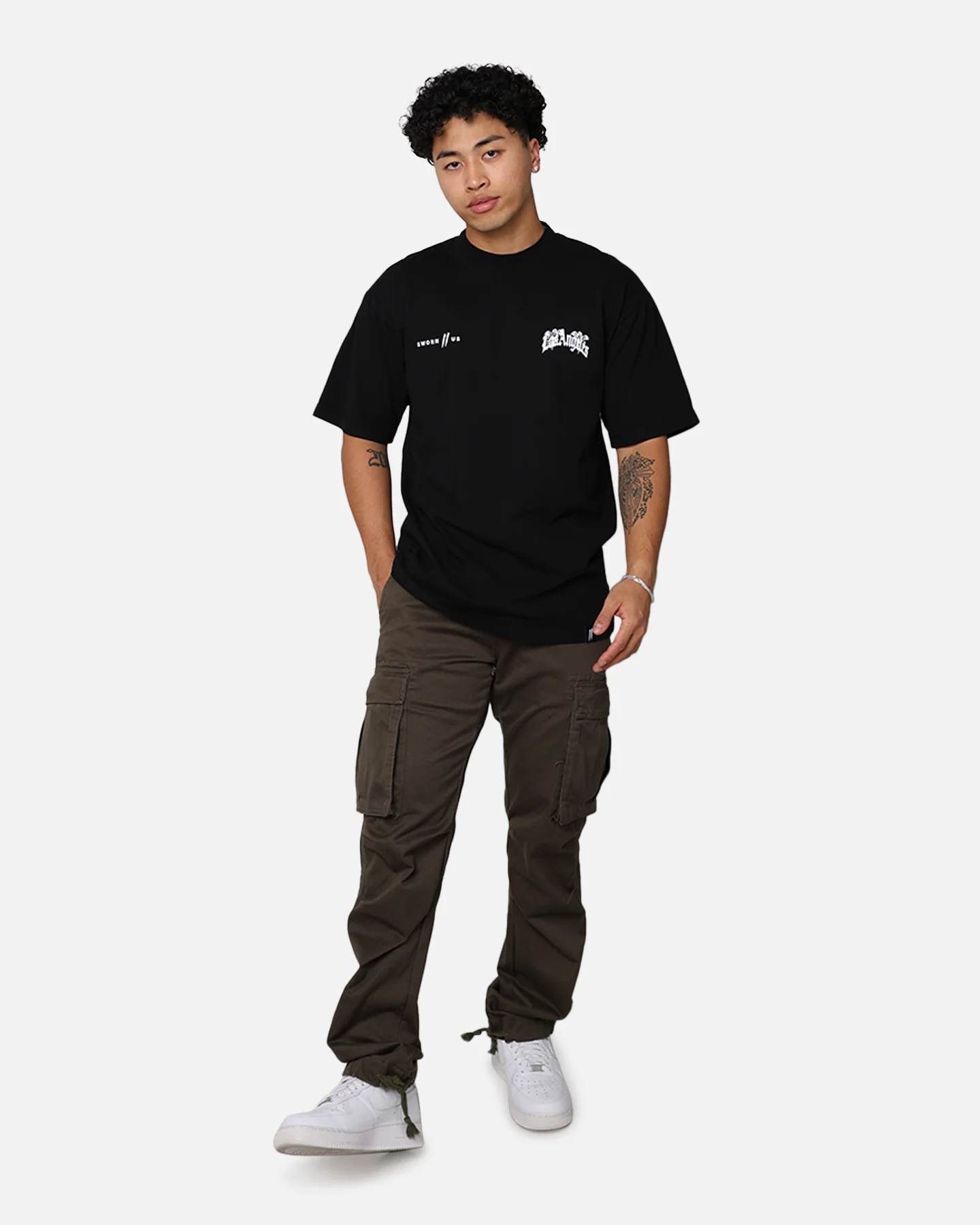 Sworn To Us Hometown T-Shirt Black - Image 3
