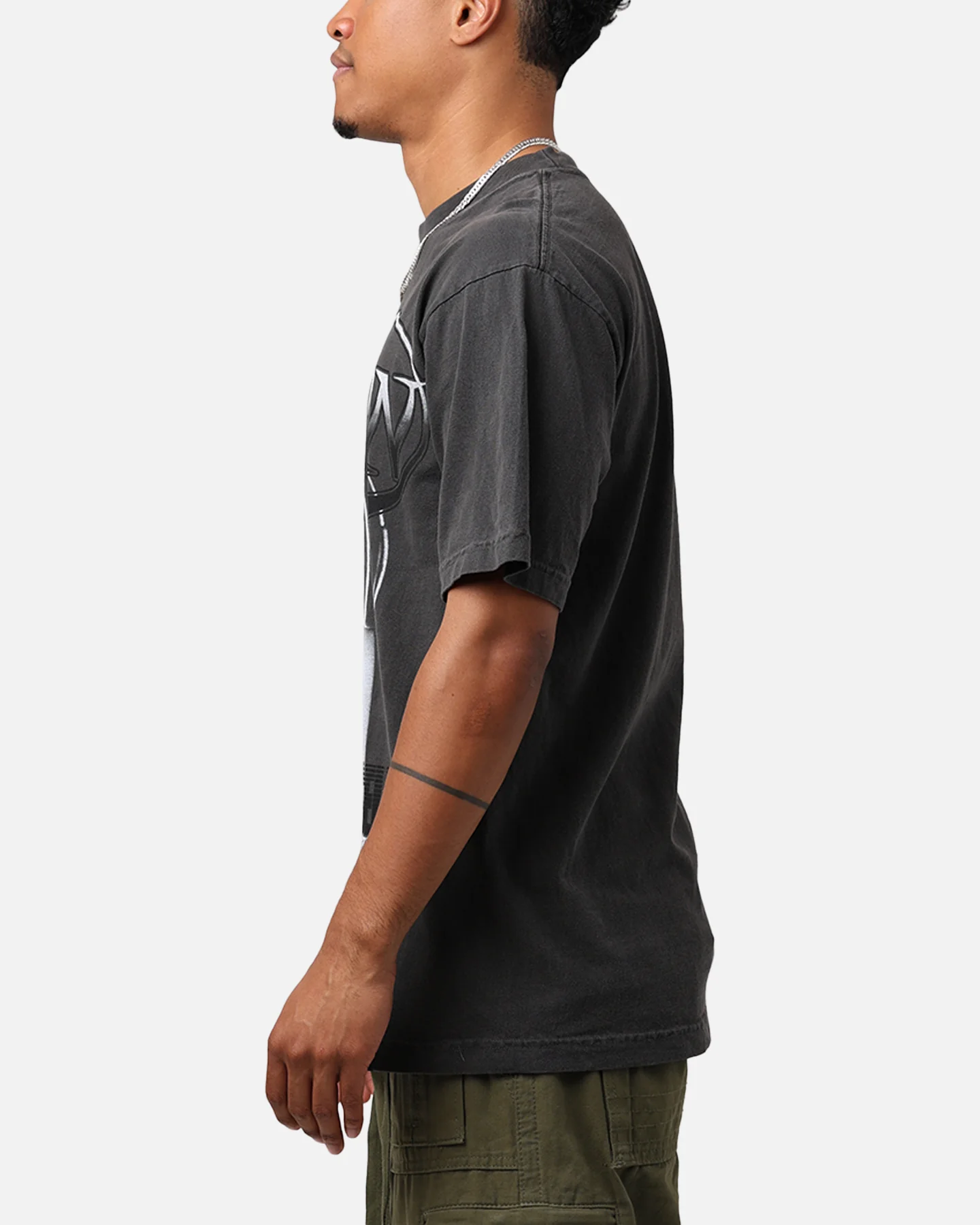 Sworn To Us Power T-Shirt Washed Black - Image 5
