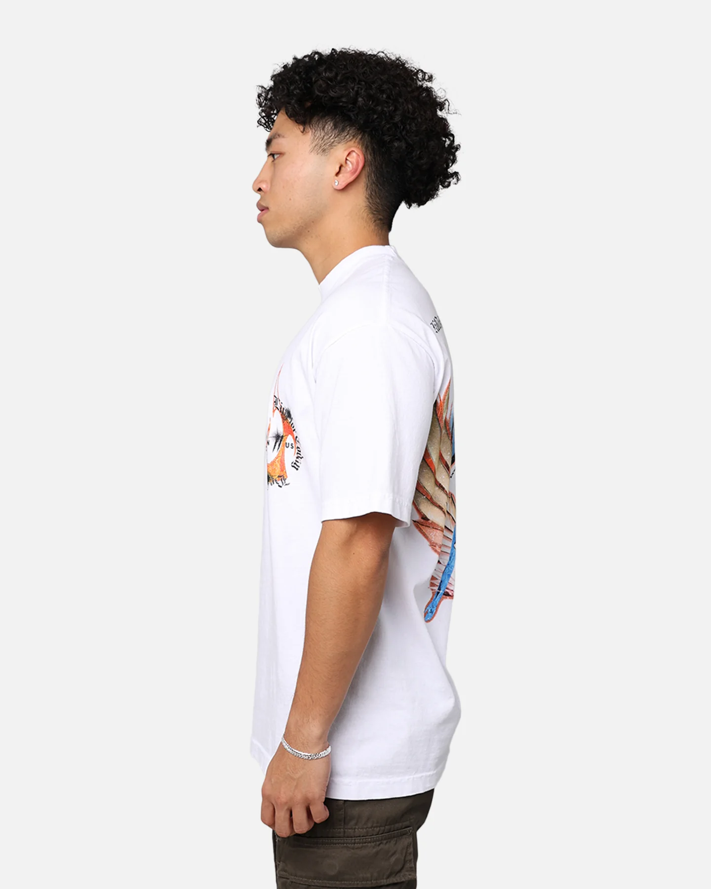 Sworn To Us Pyro Angel T-Shirt White - Image 7