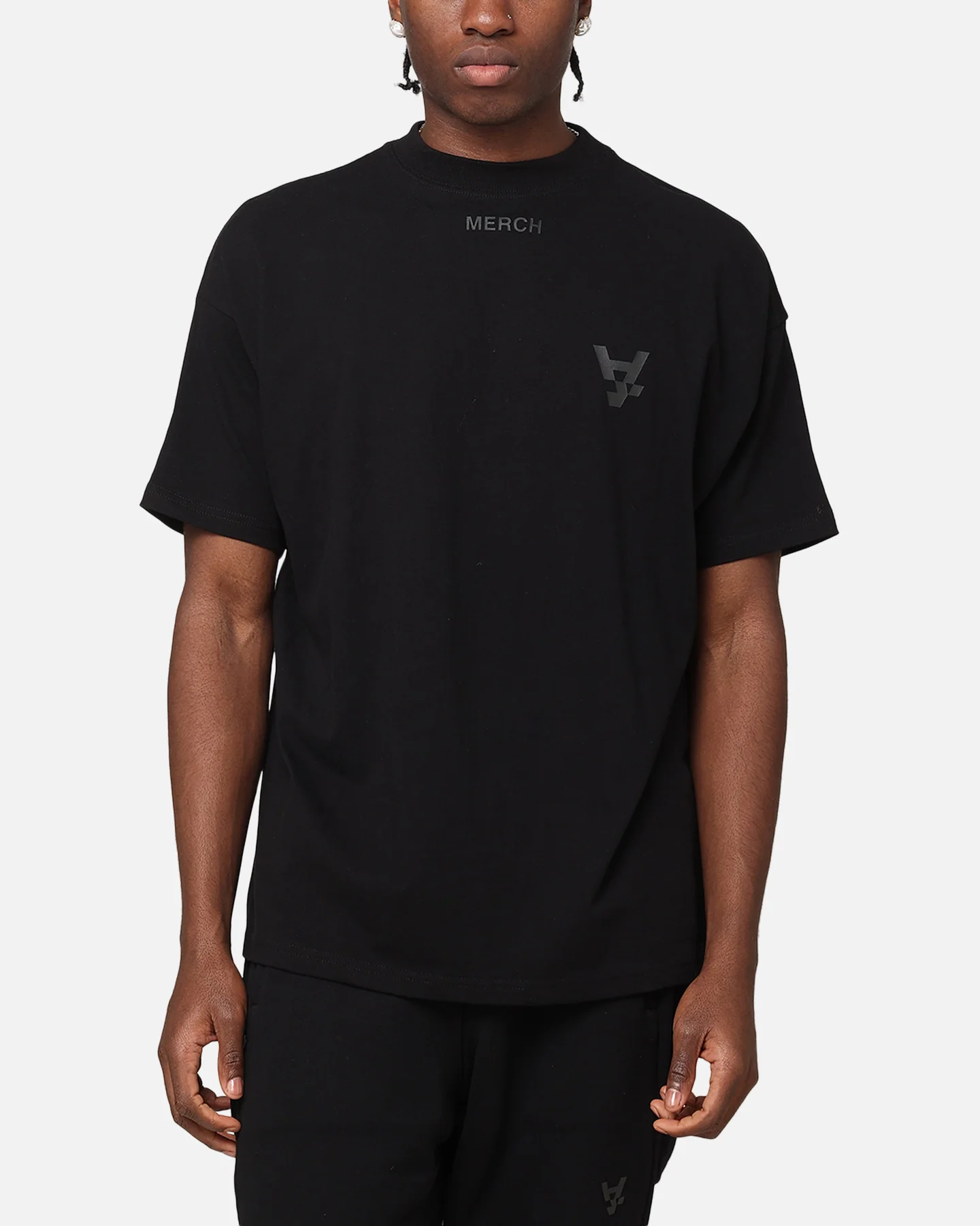 The Anti Order A Logo Merch Boxy T-Shirt Black/Black - Image 2