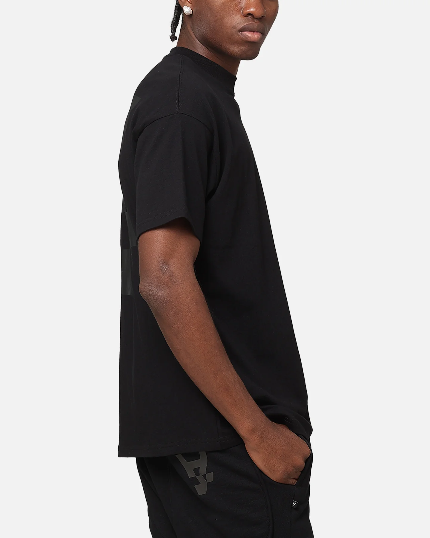 The Anti Order A Logo Merch Boxy T-Shirt Black/Black - Image 5