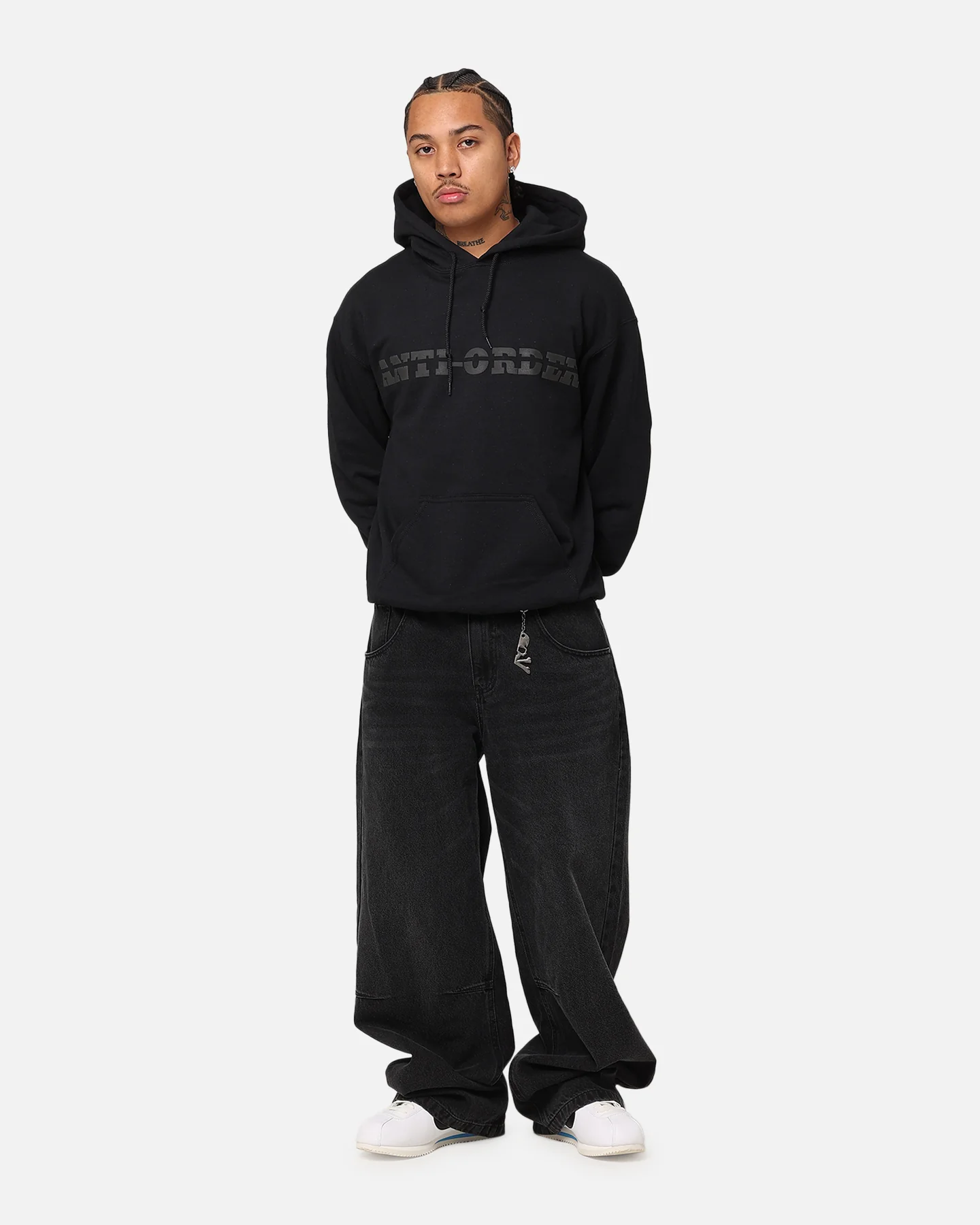 The Anti Order A-Track Hoodie Black - Image 3