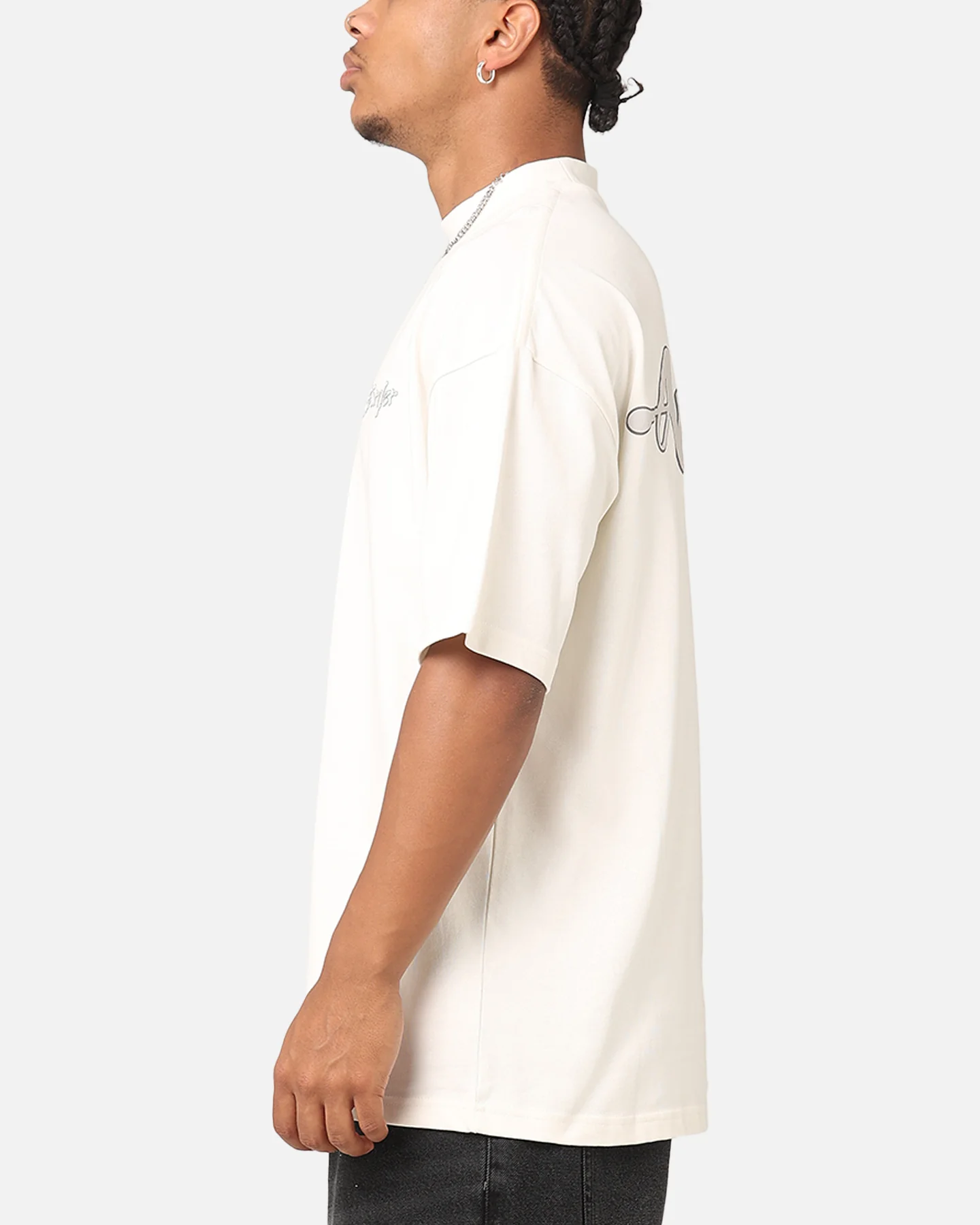 The Anti Order A2K Mock Neck T-Shirt Off White - Image 6