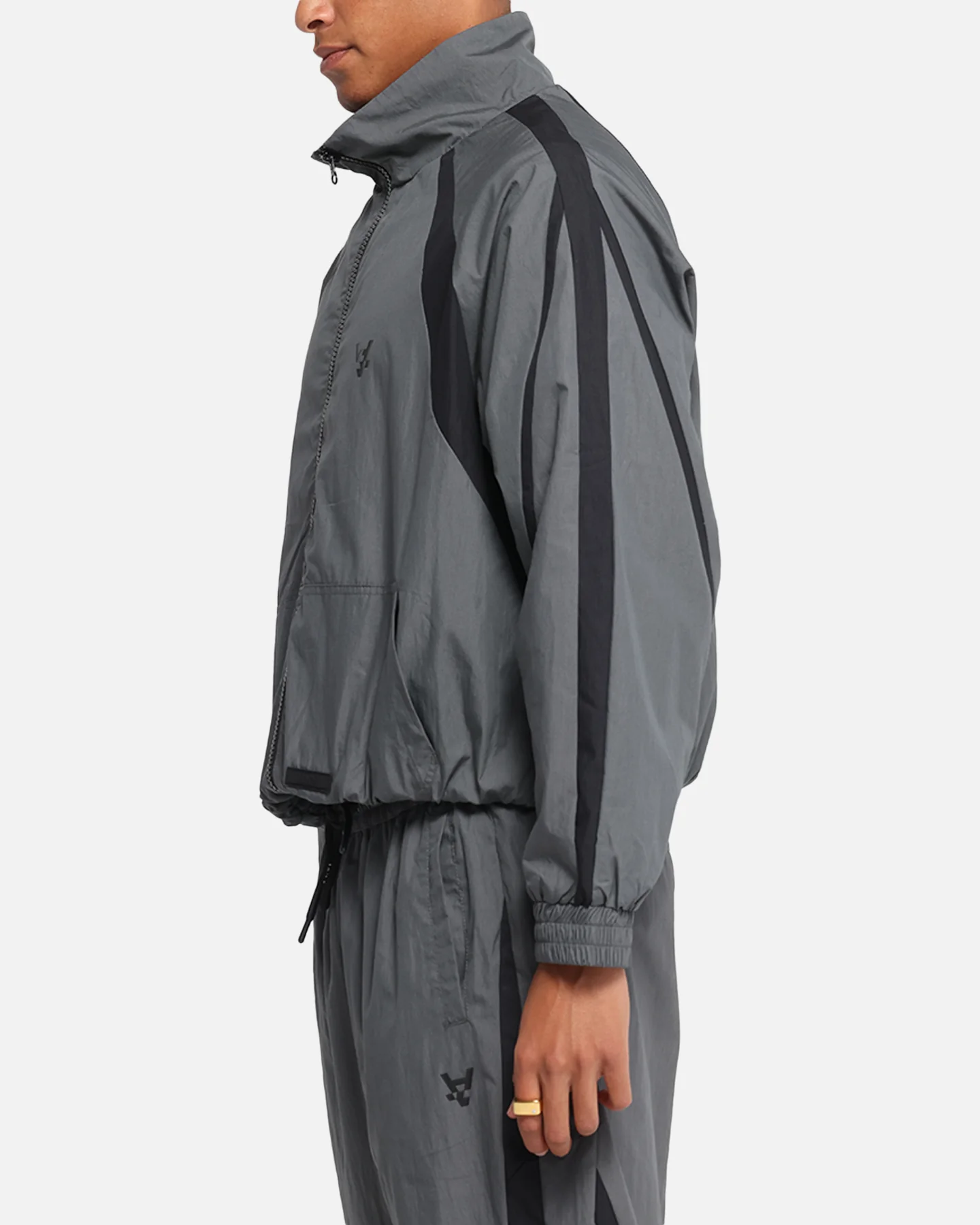The Anti Order Acolyte Windbreaker Jacket Grey/Black - Image 6