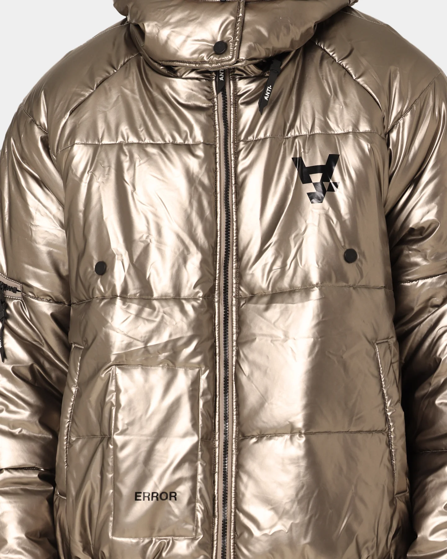 The Anti Order Anti Joy Technical Puffer Jacket Pewter - Image 6