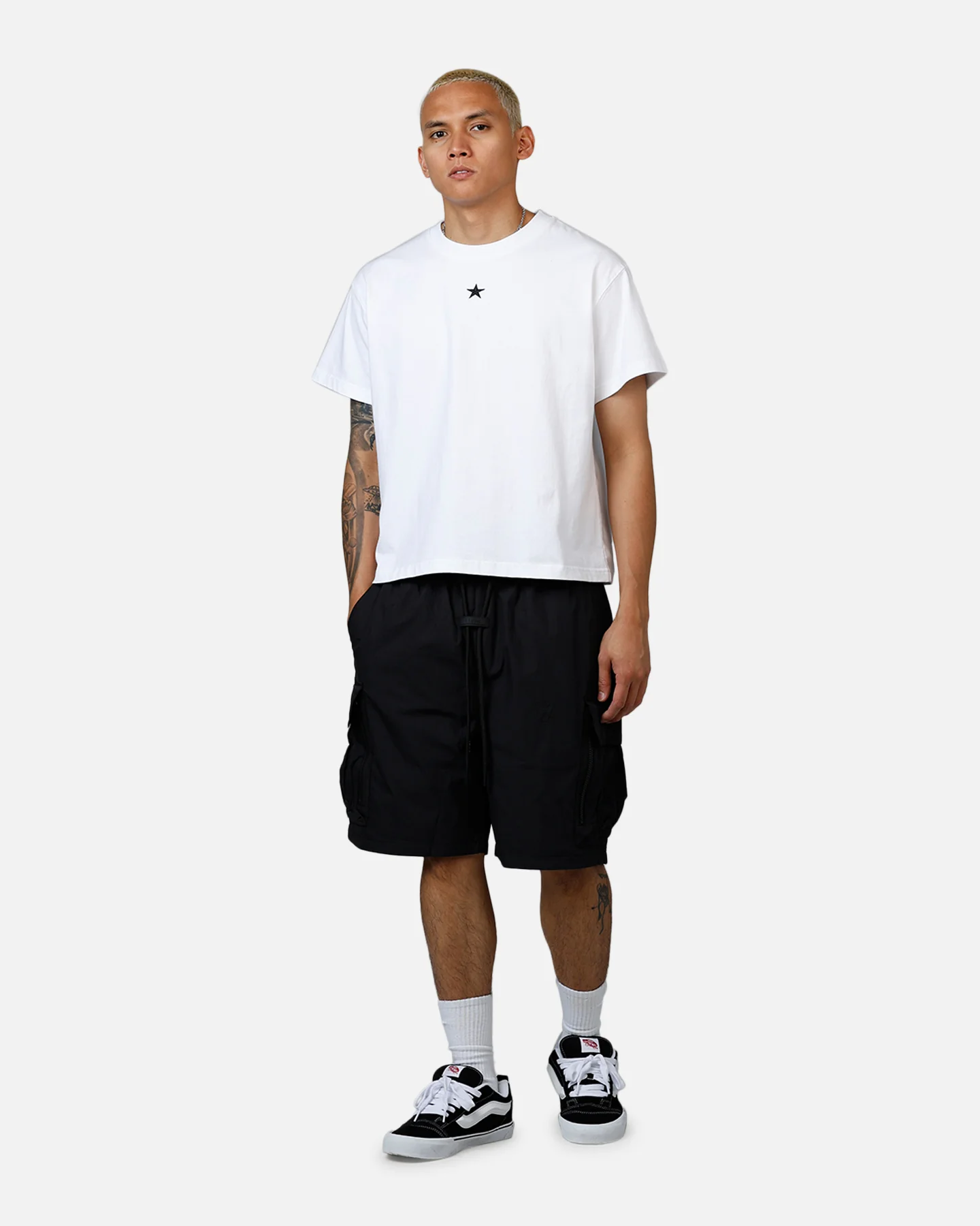 The Anti Order Anti Military Cargo Shorts Black - Image 2