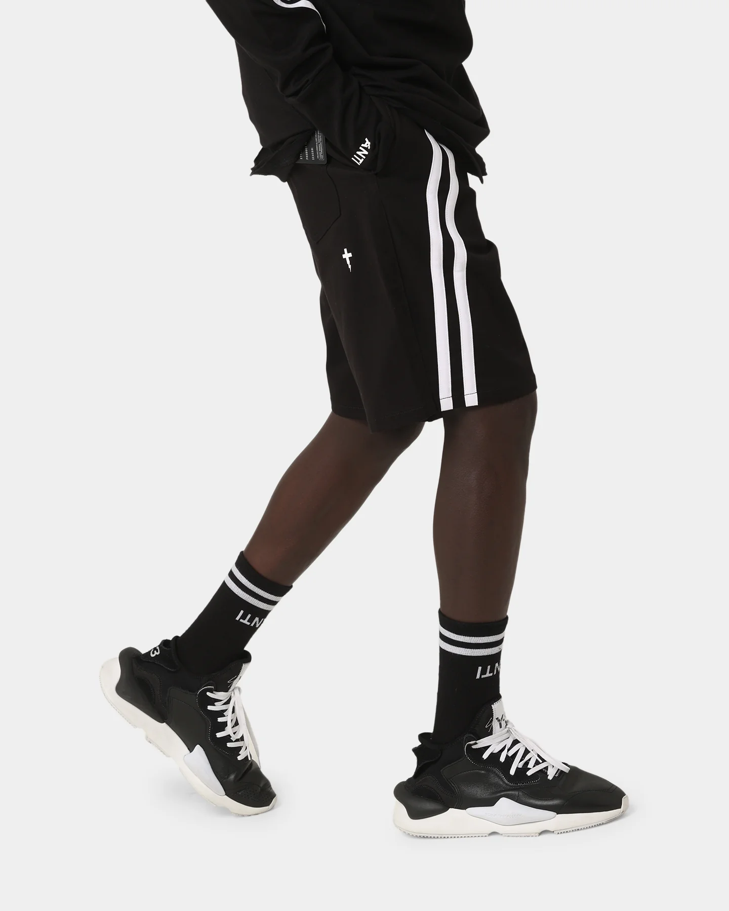 The Anti Order Anti Sport Baggy Shorts Black/White - Image 5