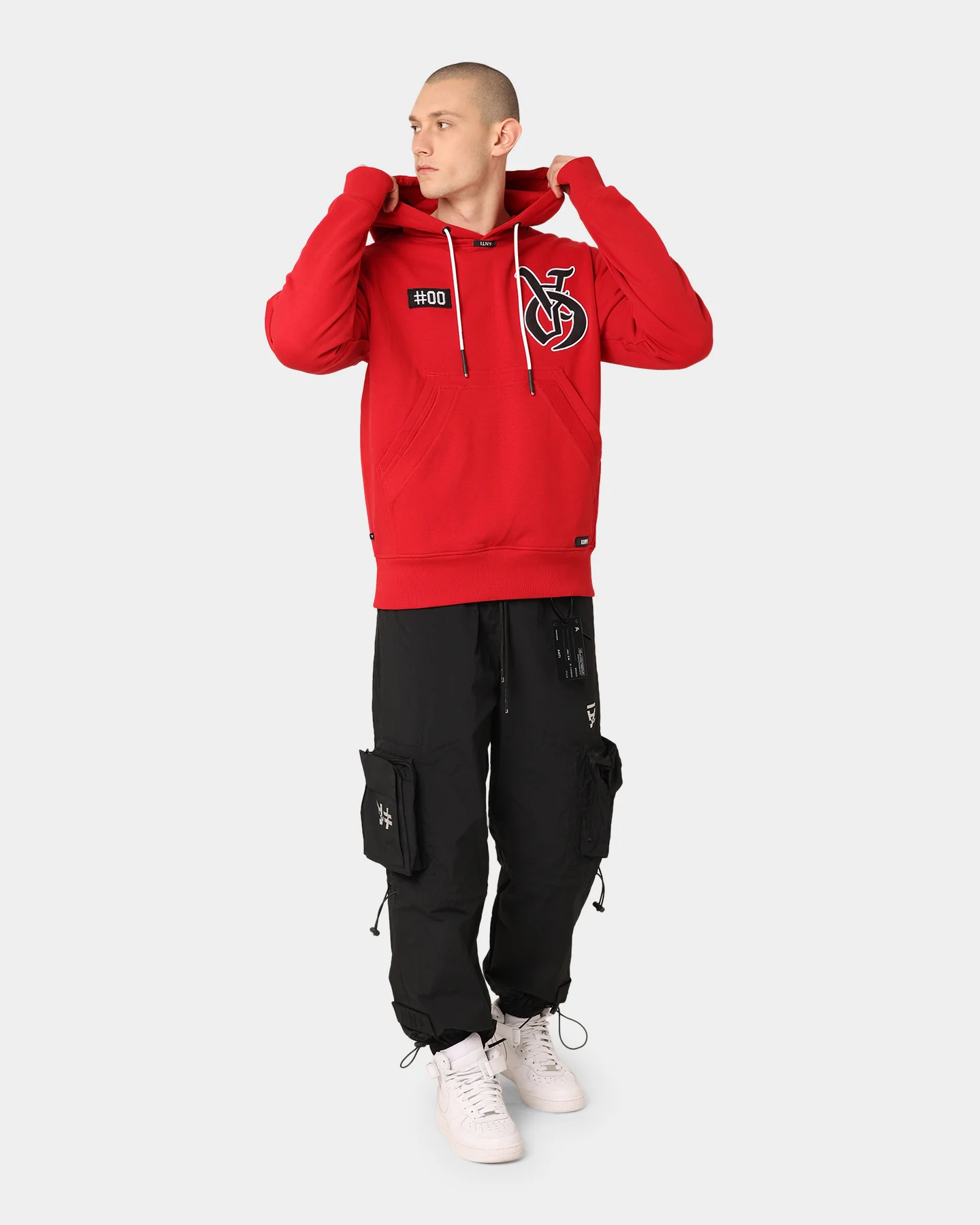 The Anti Order Antidote Hoodie Red/Black - Image 4