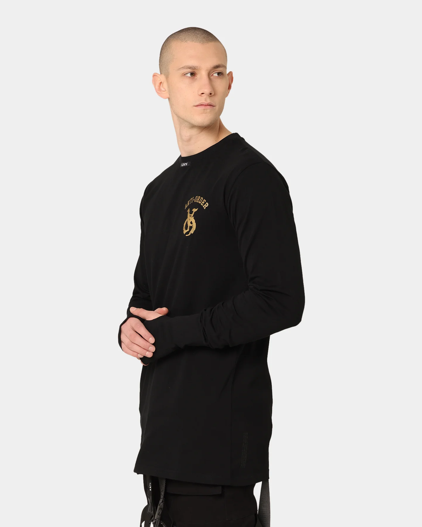 The Anti Order Antidote Legion Long Sleeve T-Shirt Black/Gold - Image 7