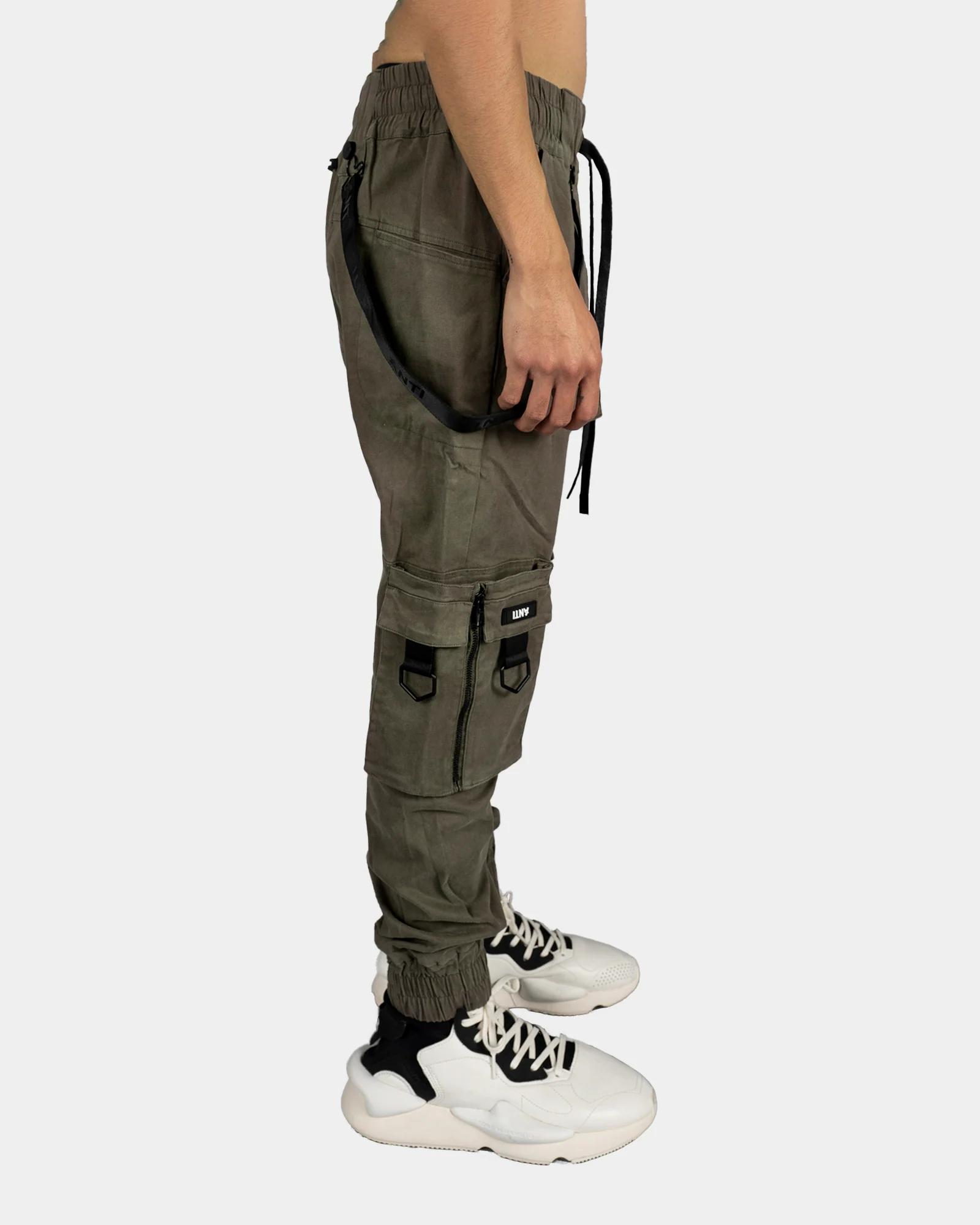 The Anti Order Armed Forces Elite Joggers Army Green - Image 6