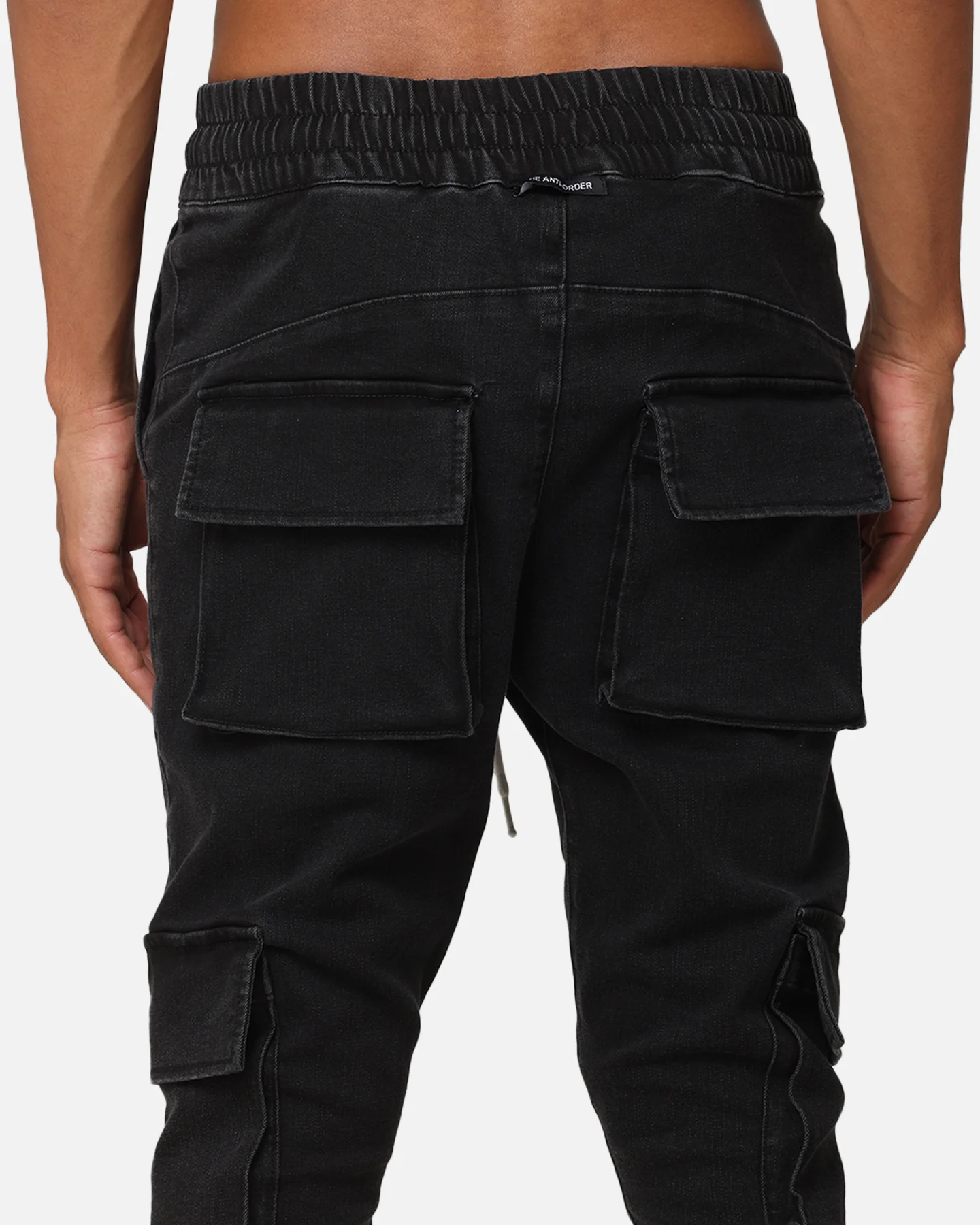 The Anti Order Blueprint Denim Joggers Vintage Black - Image 8
