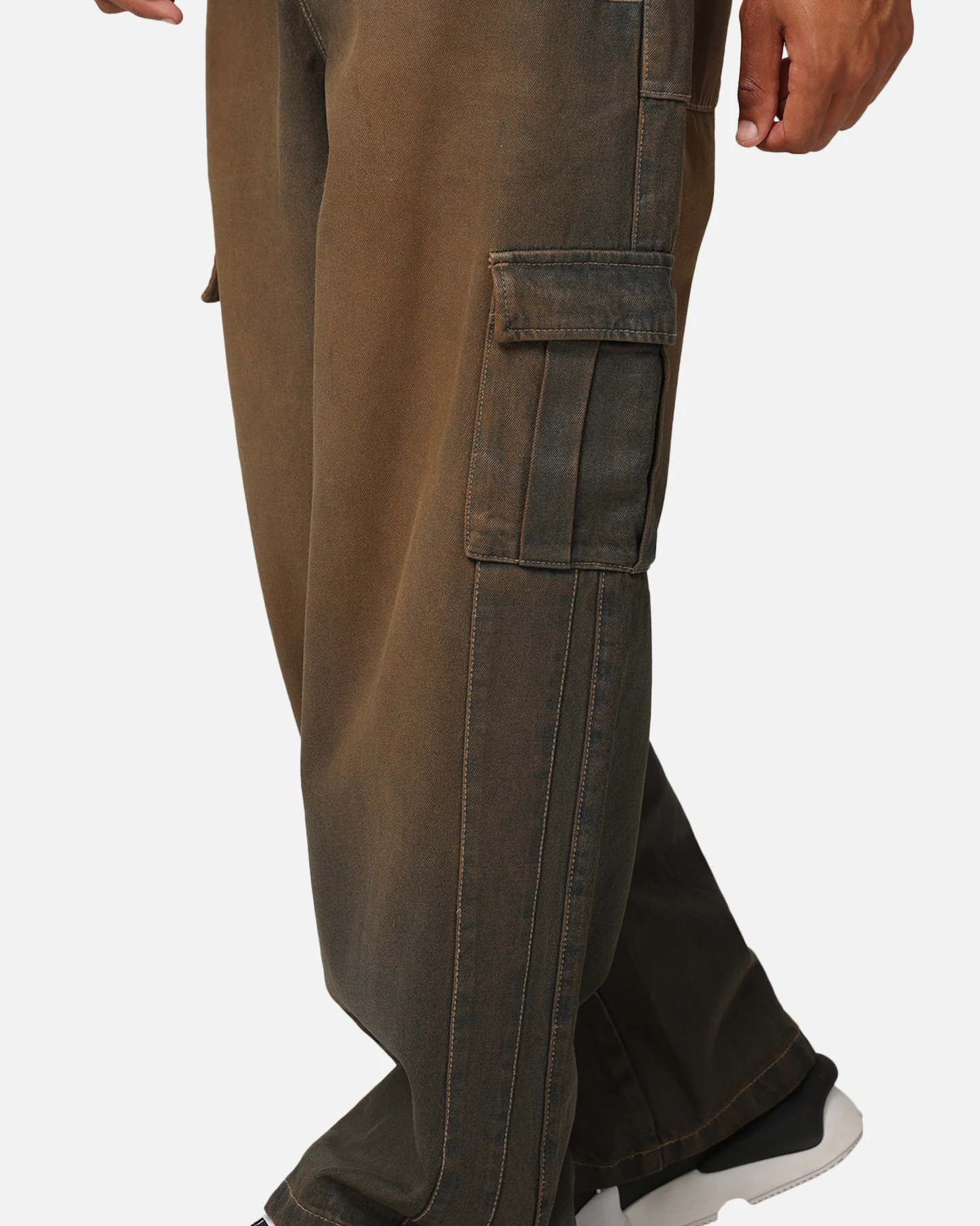 The Anti Order Deployed Parachute Pants Washed Green - Image 4