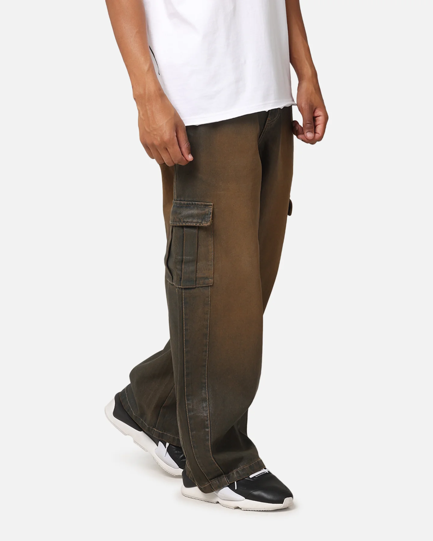 The Anti Order Deployed Parachute Pants Washed Green - Image 5
