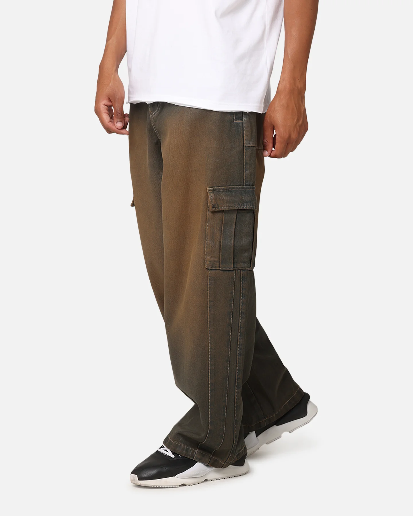 The Anti Order Deployed Parachute Pants Washed Green - Image 6