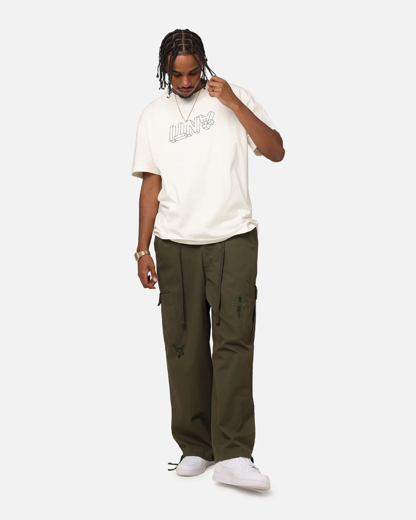 The Anti Order Dimension Boxy T-Shirt Off White - Image 2