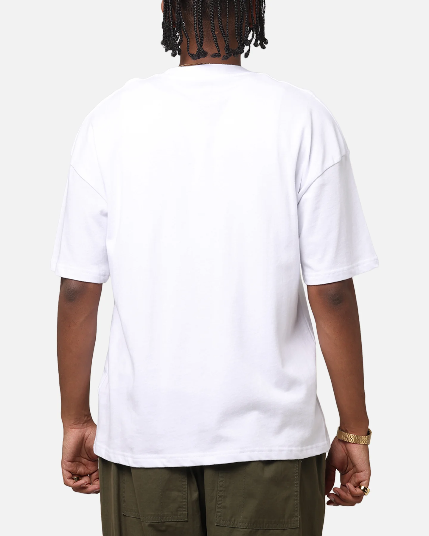 The Anti Order Echo Spray Drop Shoulder T-Shirt White - Image 3