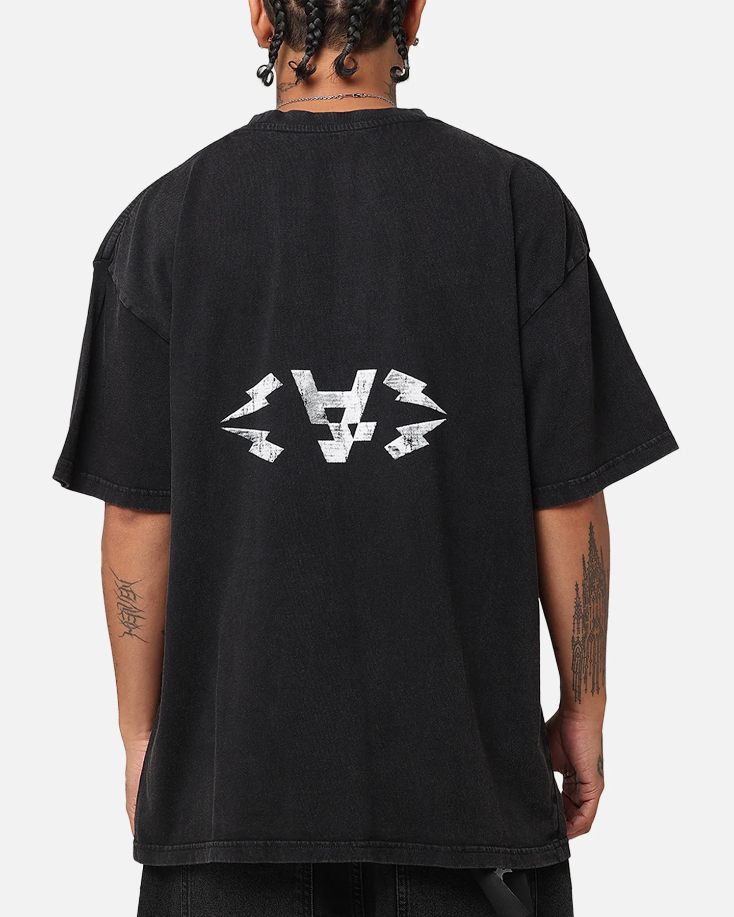 The Anti Order Fury T-Shirt Black Acidwash - Image 2