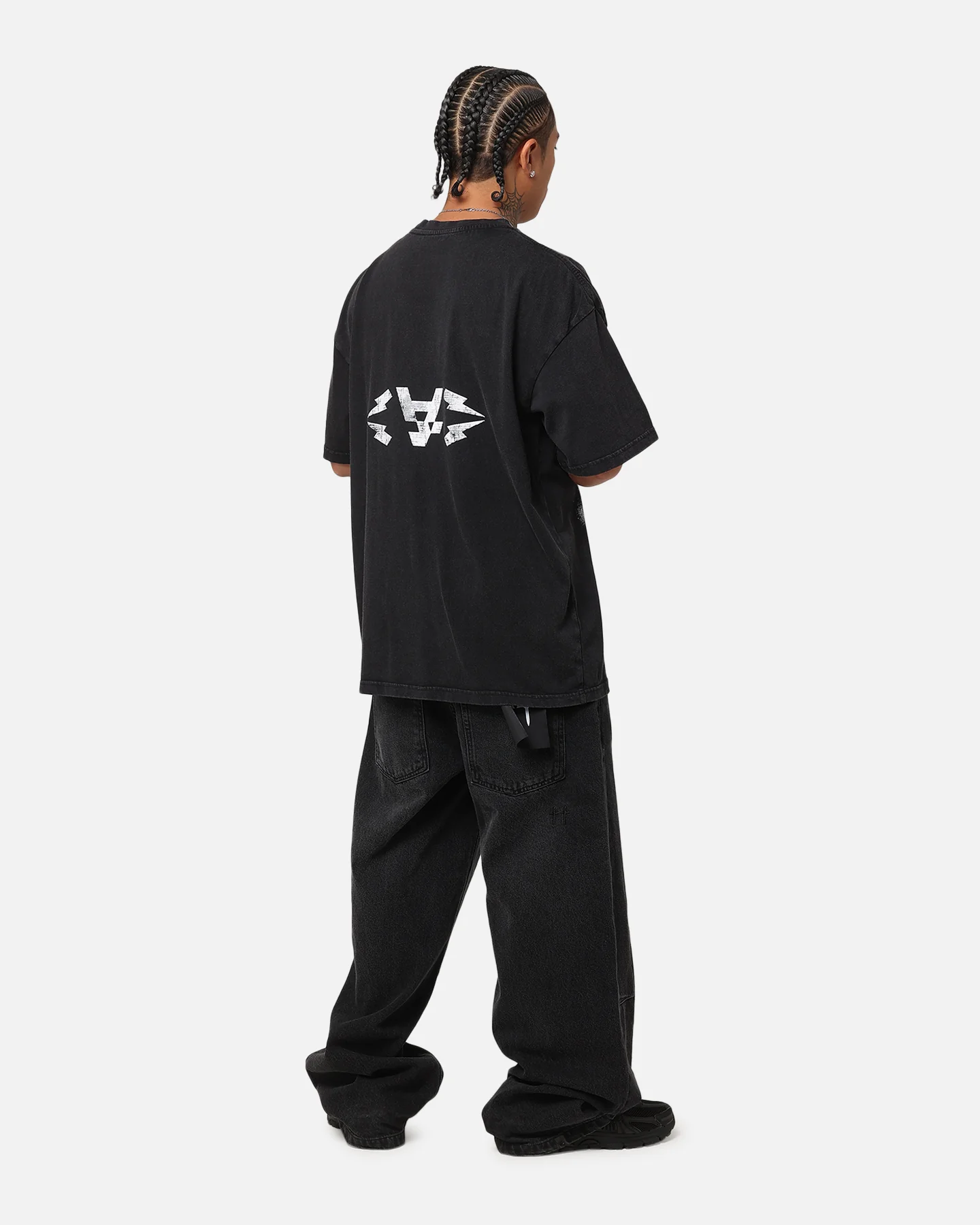 The Anti Order Fury T-Shirt Black Acidwash - Image 4