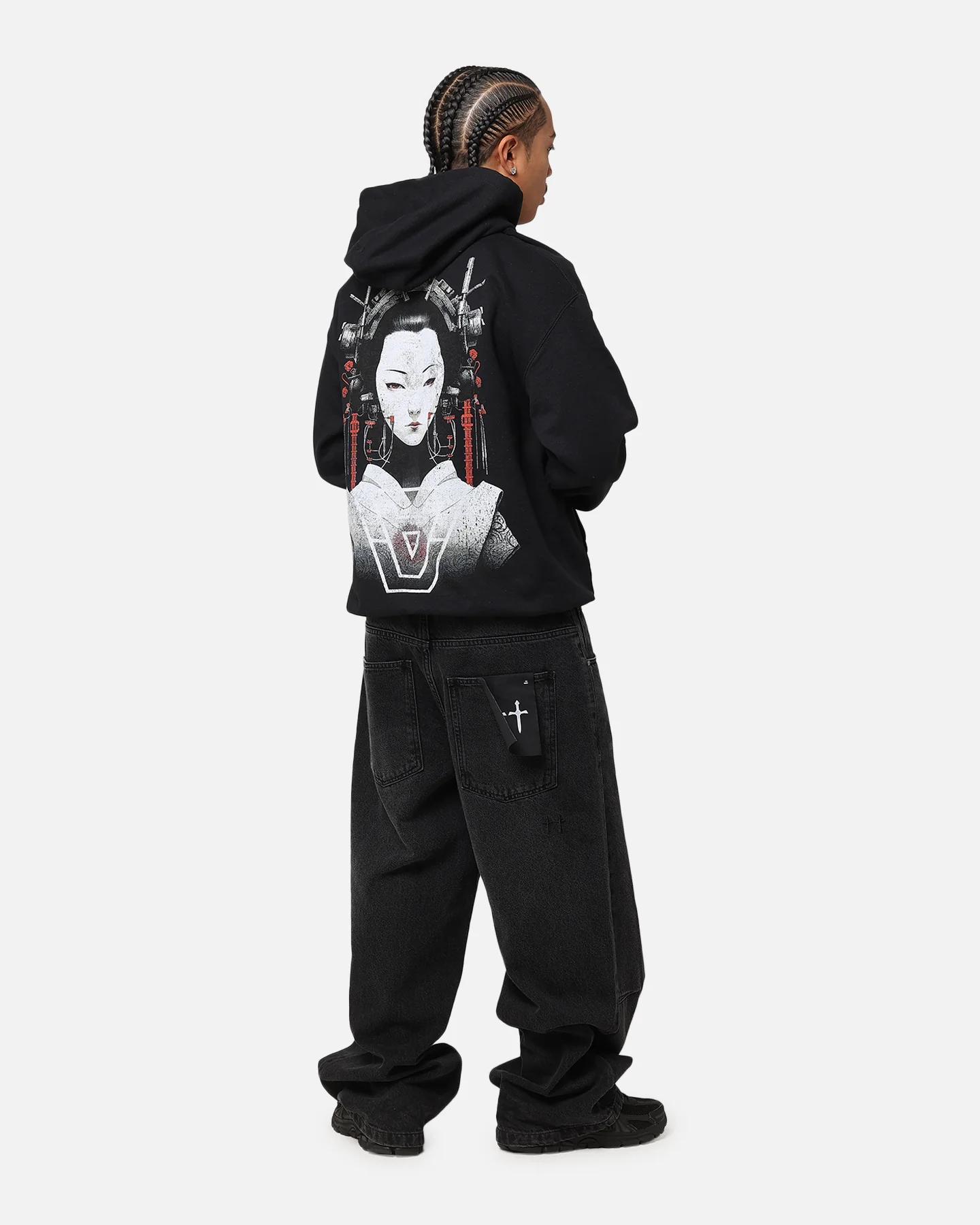The Anti Order Geisha Hoodie Black - Image 4