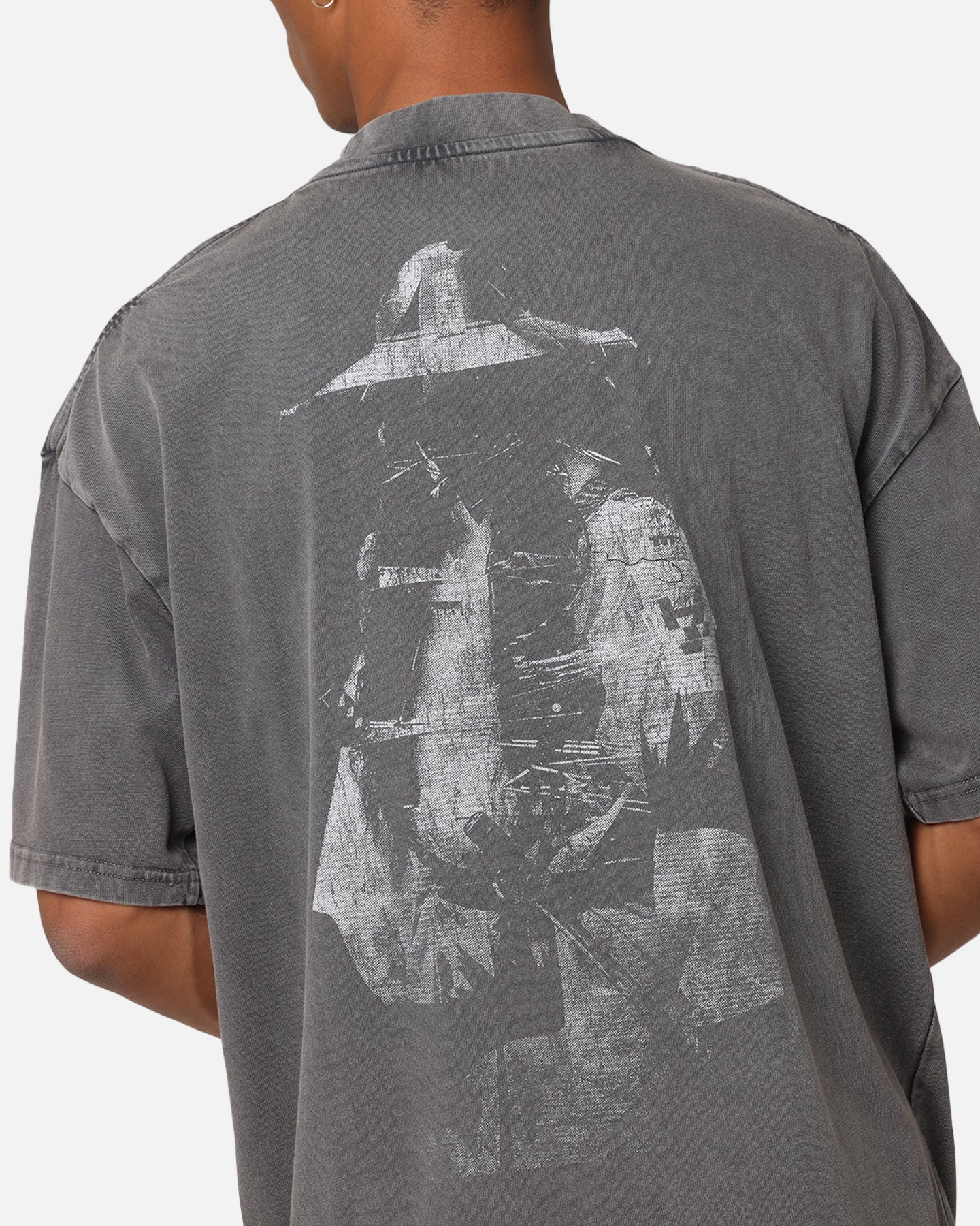 The Anti Order GHXST Mock Neck T-Shirt Washed Charcoal - Image 7