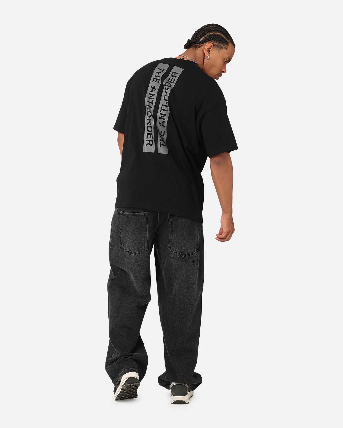 The Anti Order Merch Boxy T-Shirt Black - Image 4