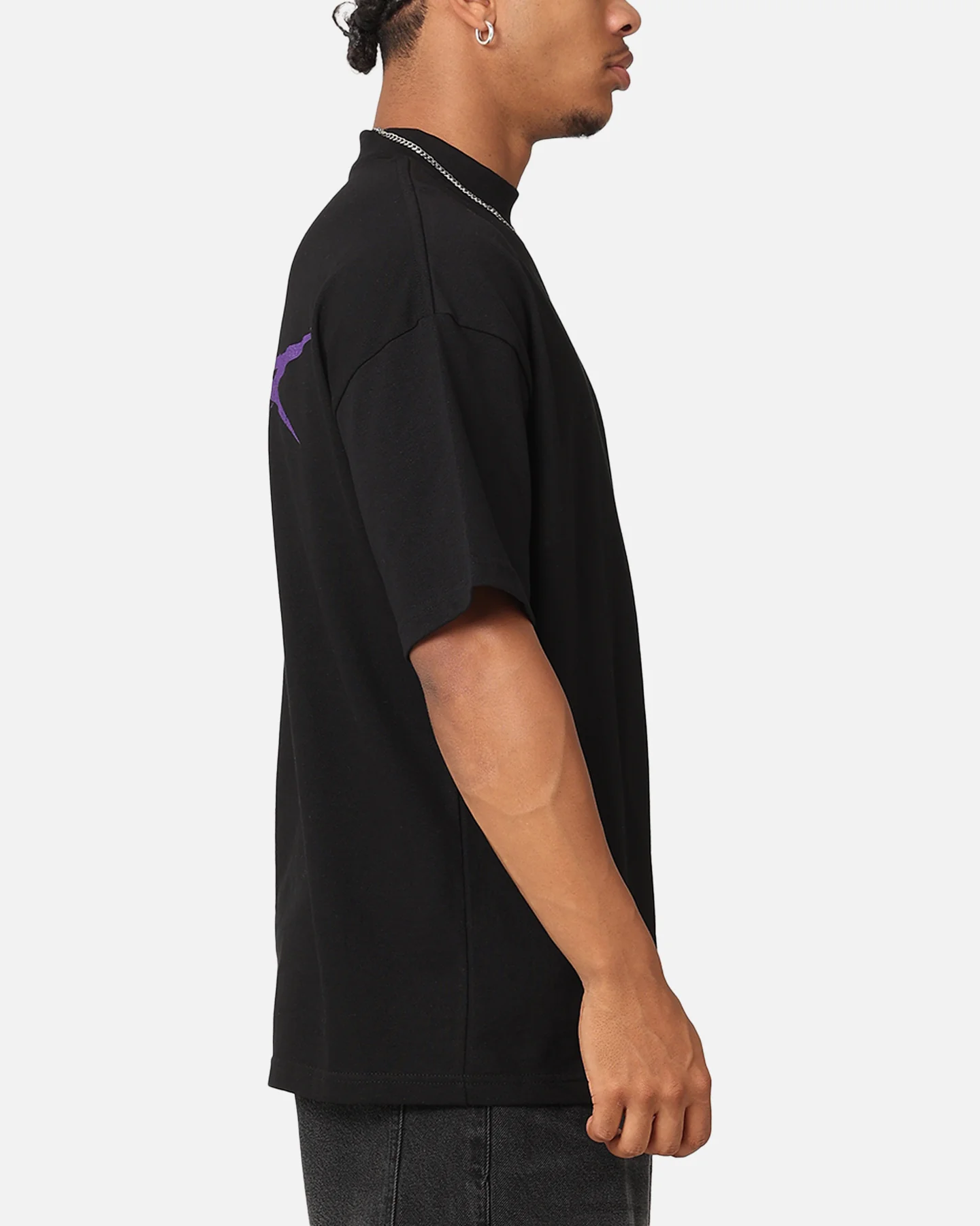 The Anti Order Metal Mock Neck T-Shirt Black - Image 5
