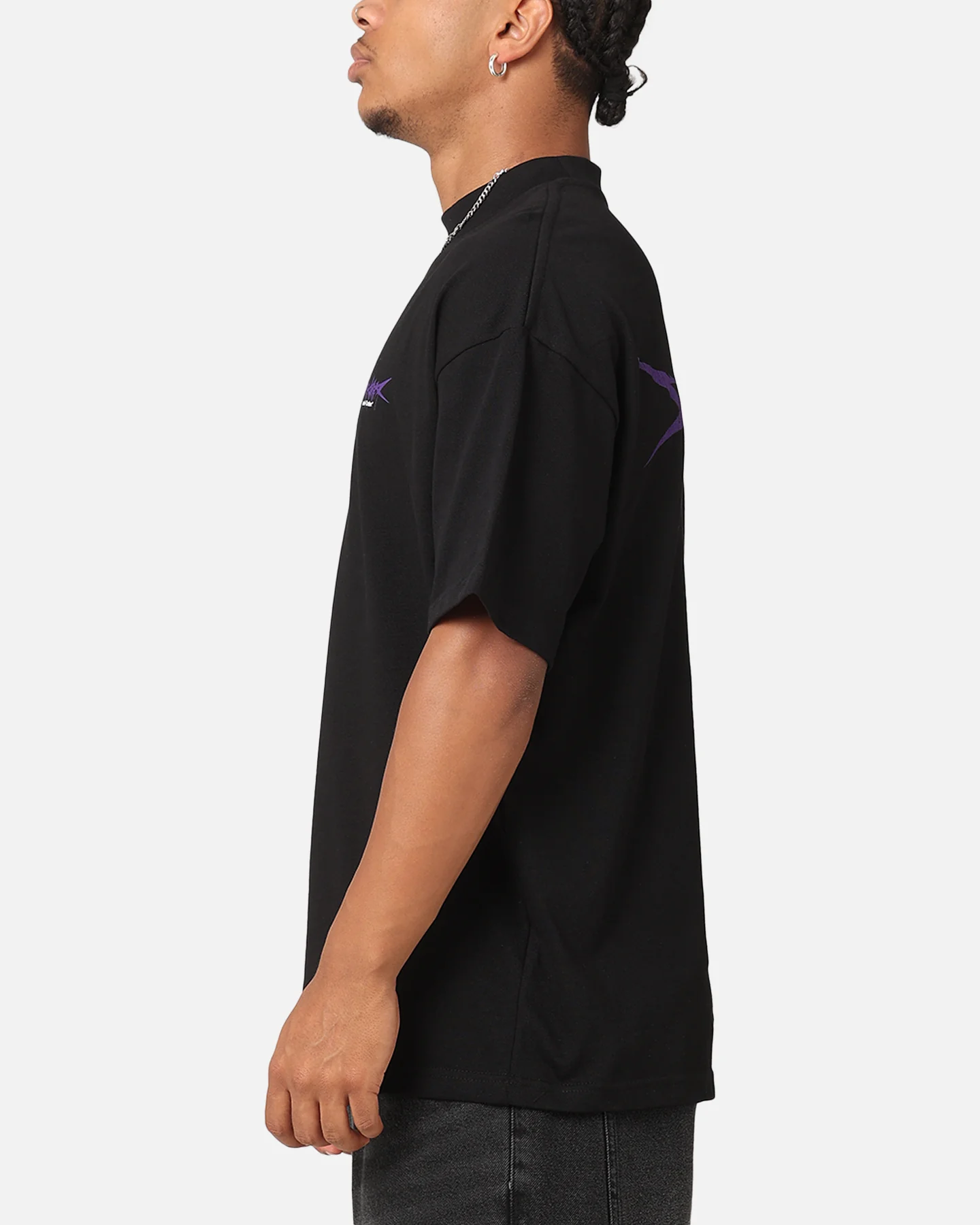 The Anti Order Metal Mock Neck T-Shirt Black - Image 6