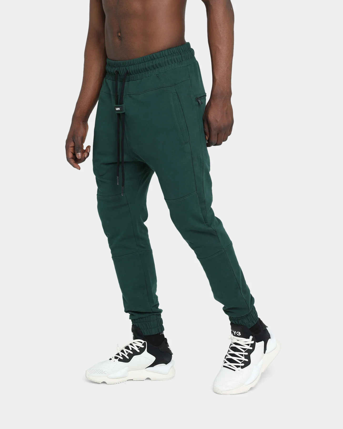 The Anti Order Non Money Sweat Pant Forest Green/White - Image 6