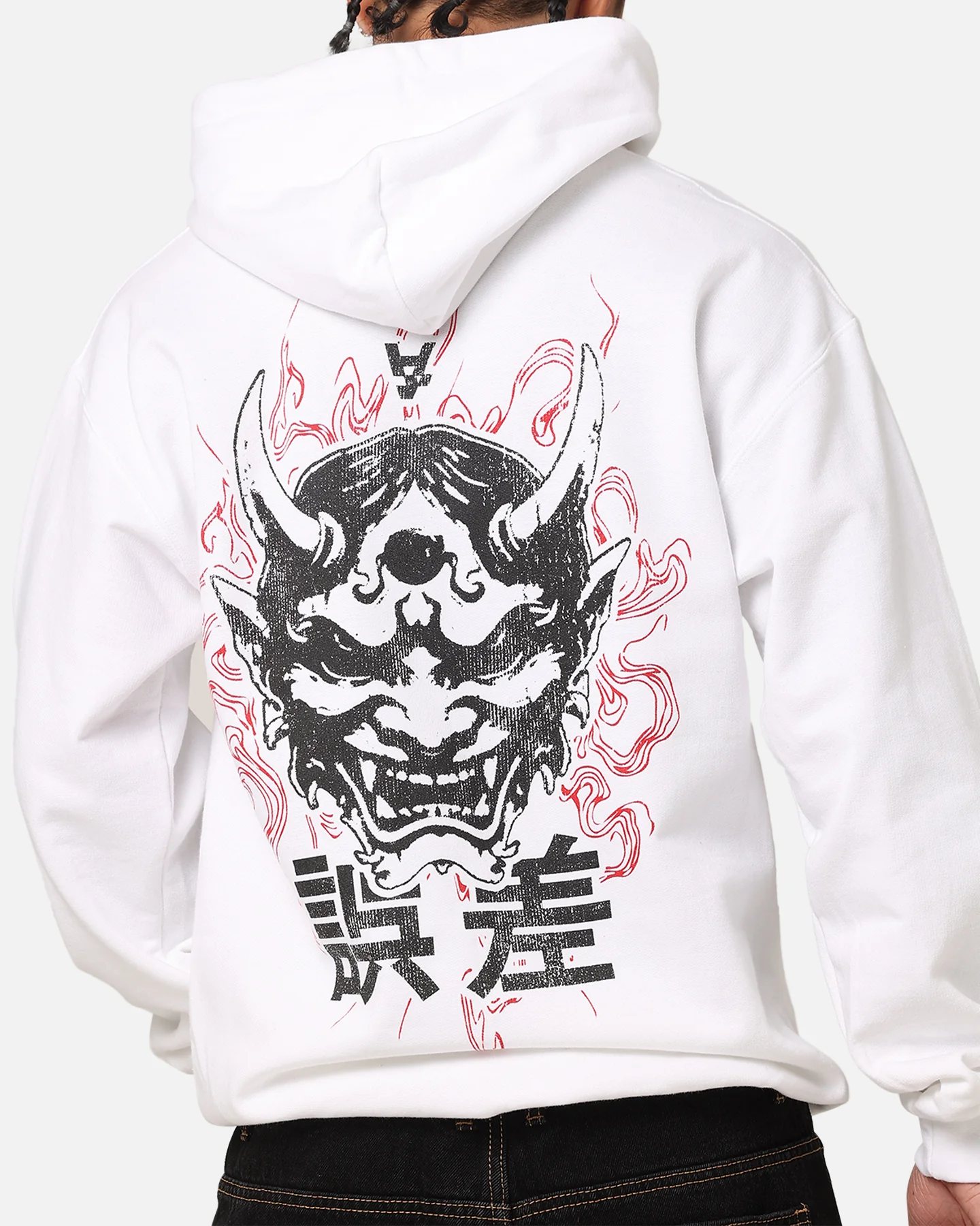 The Anti Order Oni Hoodie White - Image 7