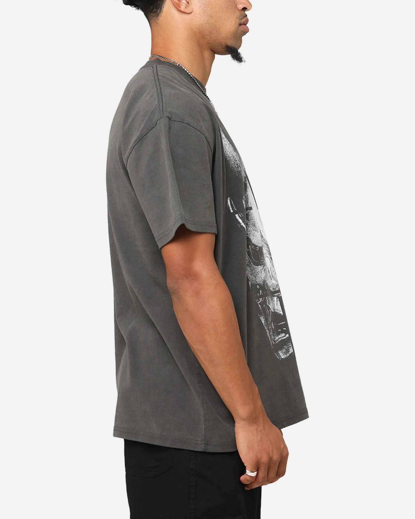 The Anti Order Oni Mask Boxy T-Shirt Black Wash - Image 5