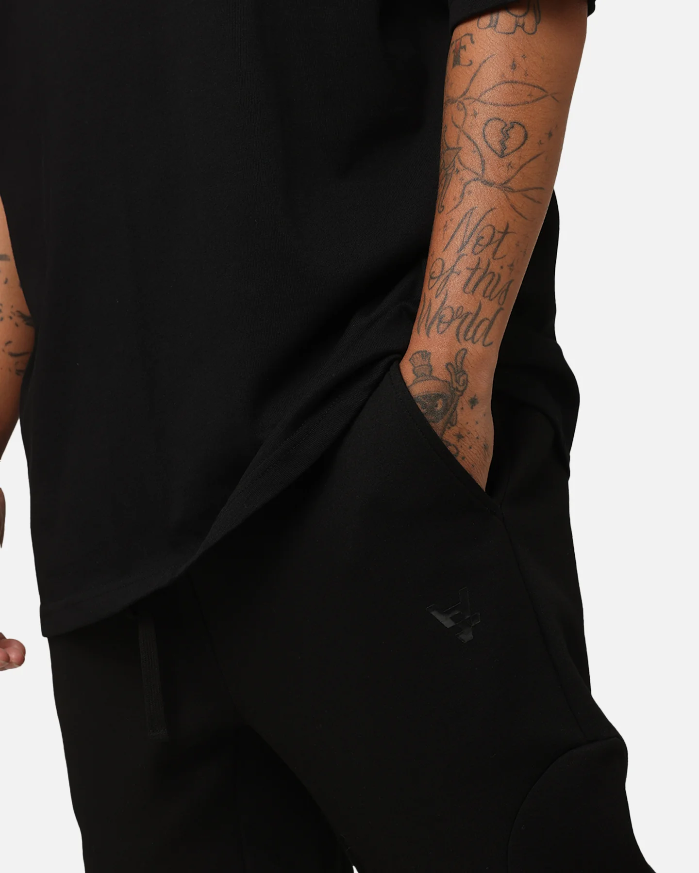 The Anti Order Panelled Jogger Black - Image 3