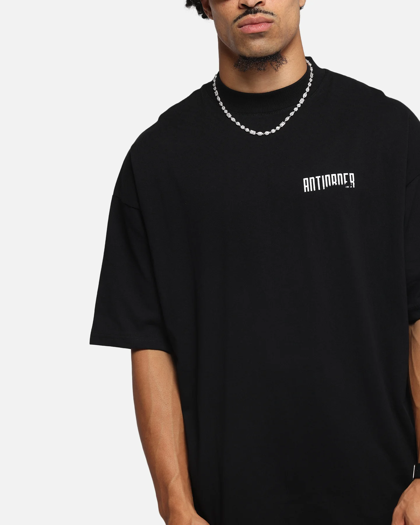 The Anti Order Ryuken Mock Neck T-Shirt Black - Image 8