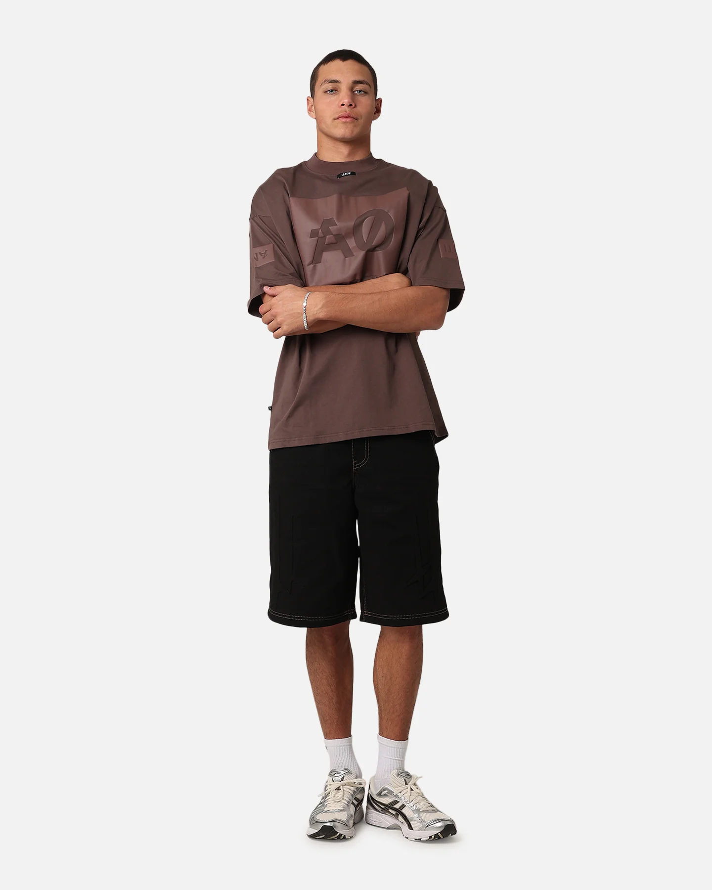 The Anti Order Tao Box Logo T-Shirt Brown - Image 3