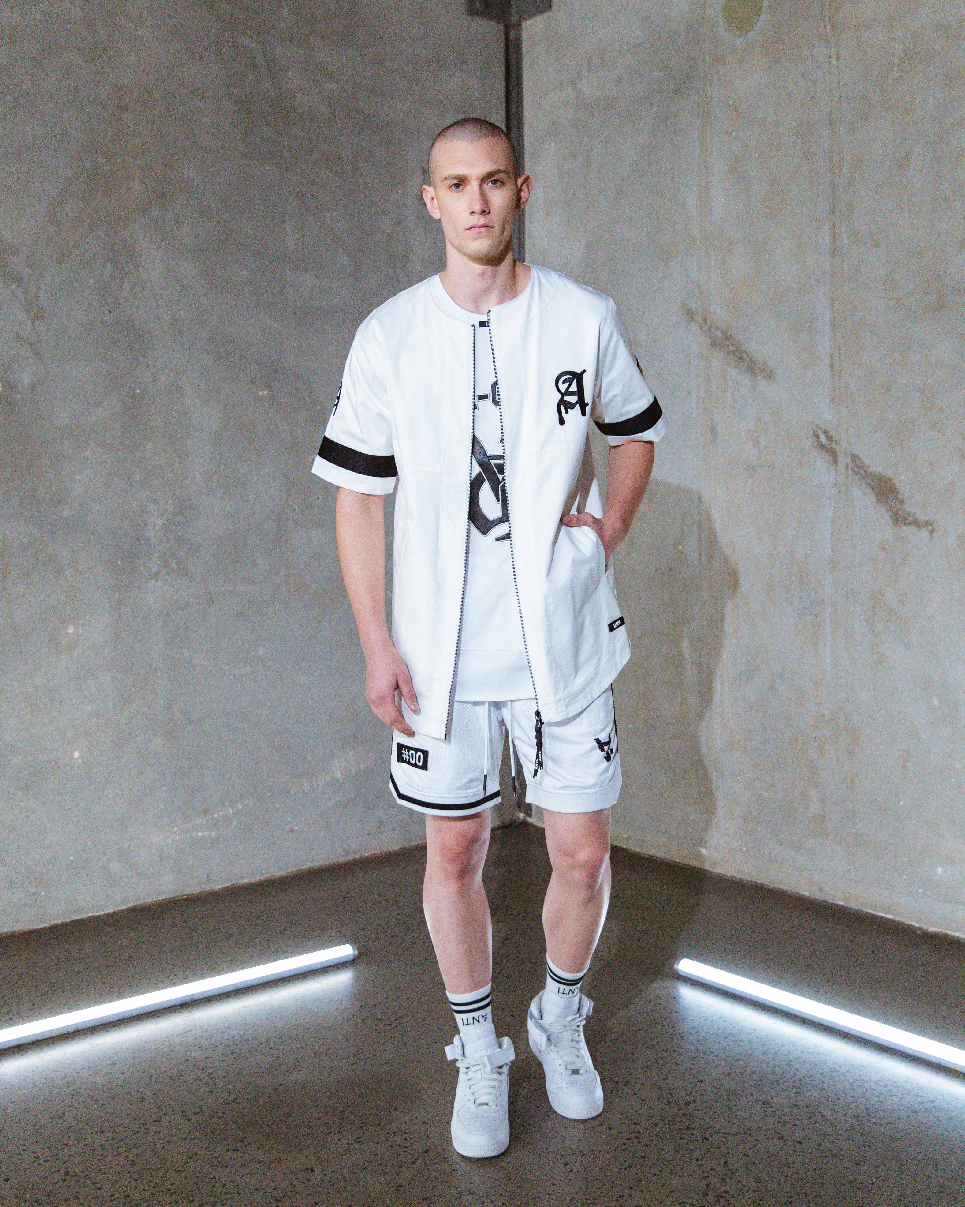 The Anti Order The Affiliated Baseball Jersey White/Black - Image 2
