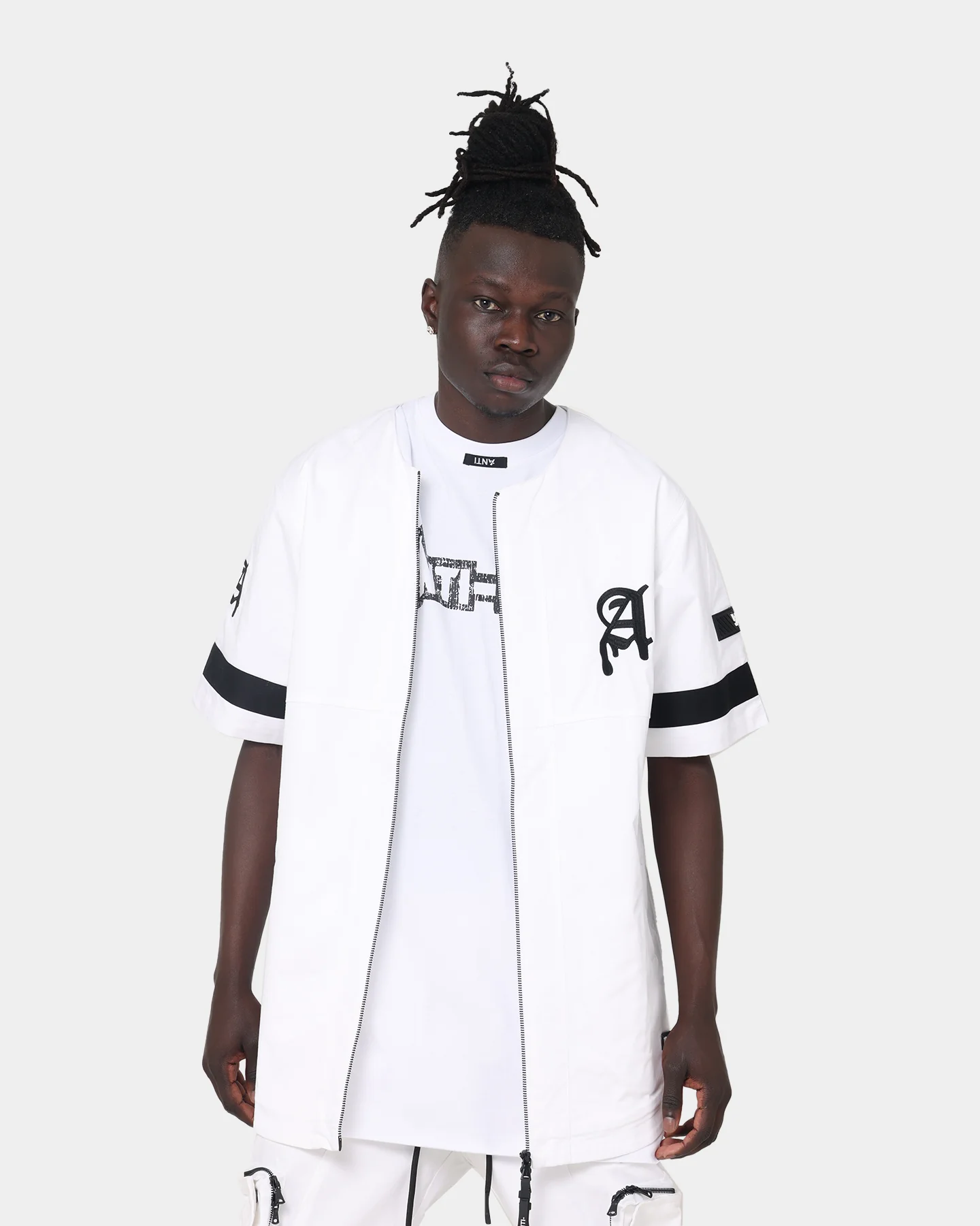 The Anti Order The Affiliated Baseball Jersey White/Black - Image 3