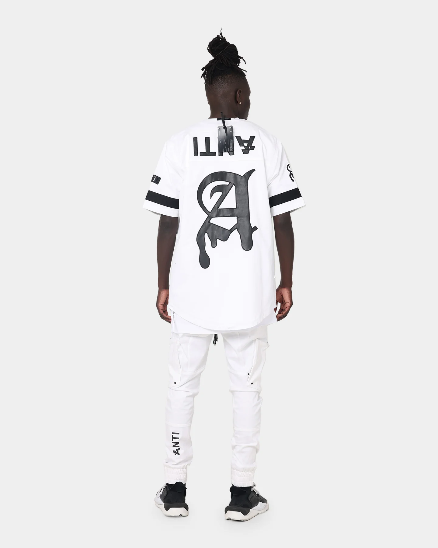 The Anti Order The Affiliated Baseball Jersey White/Black - Image 4