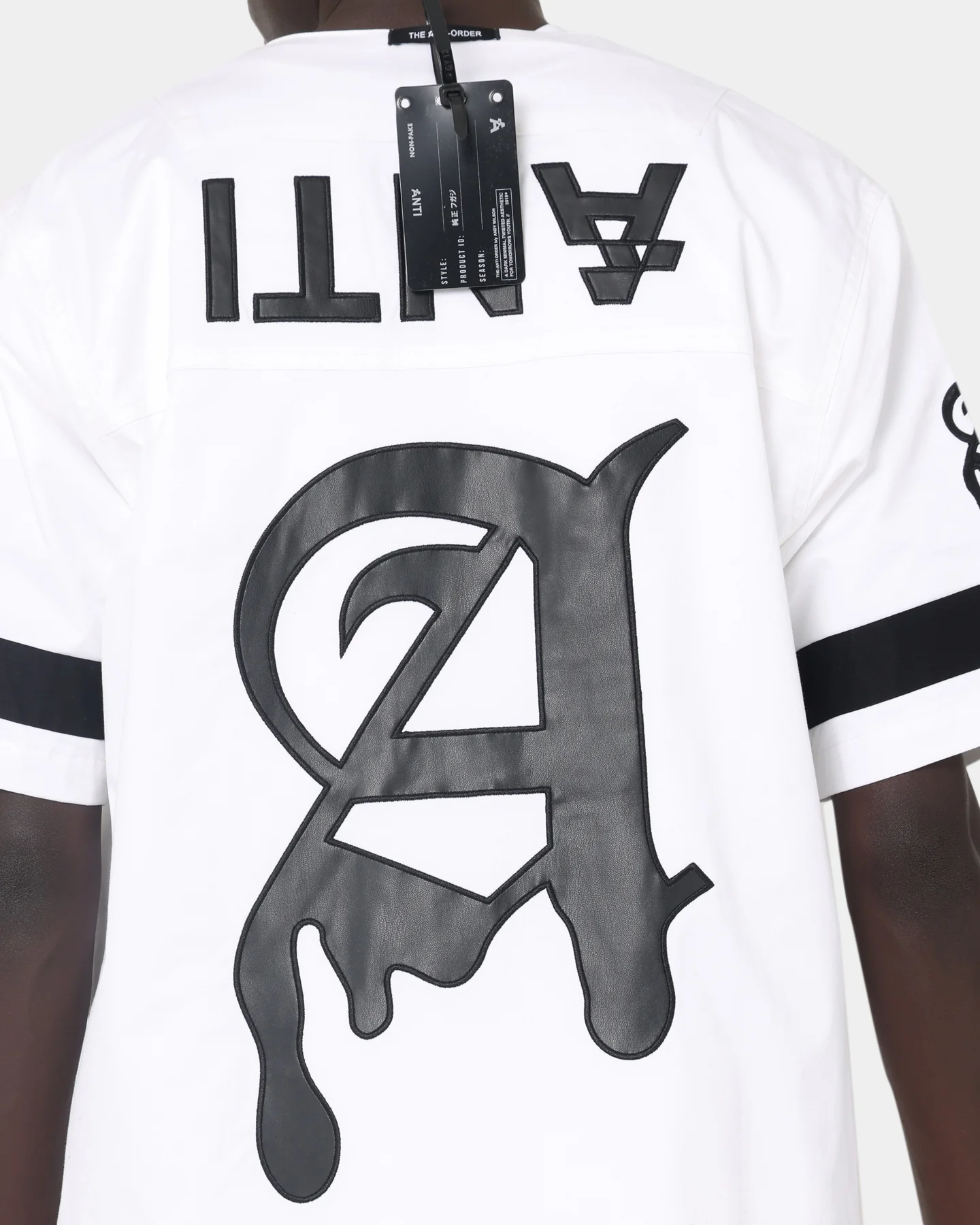 The Anti Order The Affiliated Baseball Jersey White/Black - Image 6