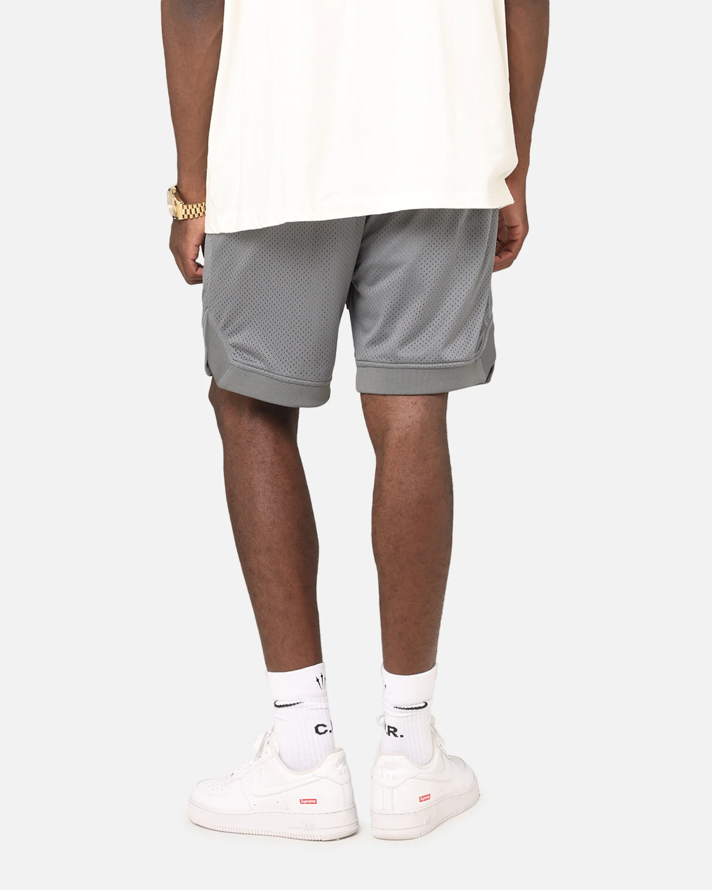 The Anti Order Track Club Basketball Shorts Dark Grey/Grey - Image 6