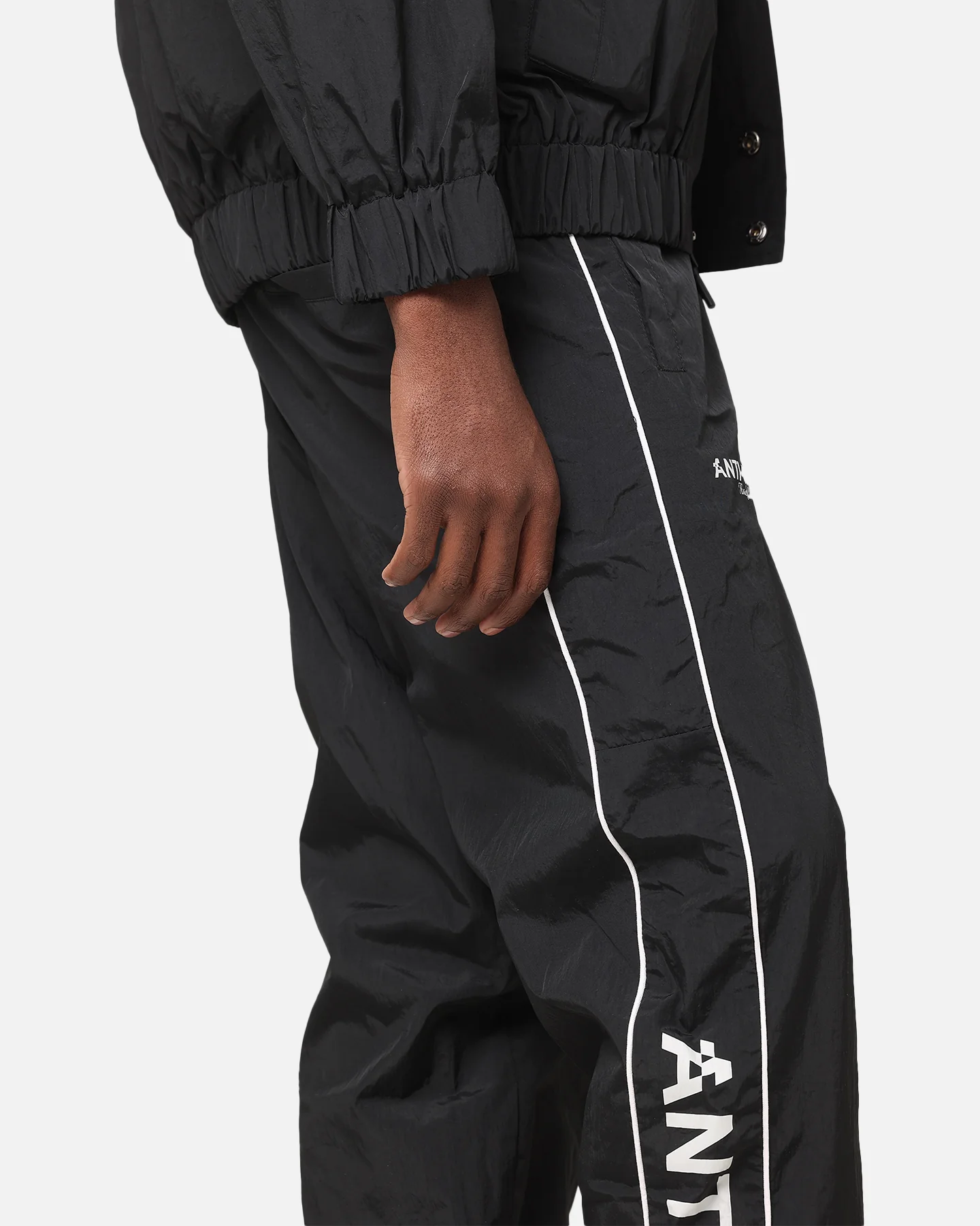 The Anti Order Track Club Nylon Jogger Black/Grey - Image 4